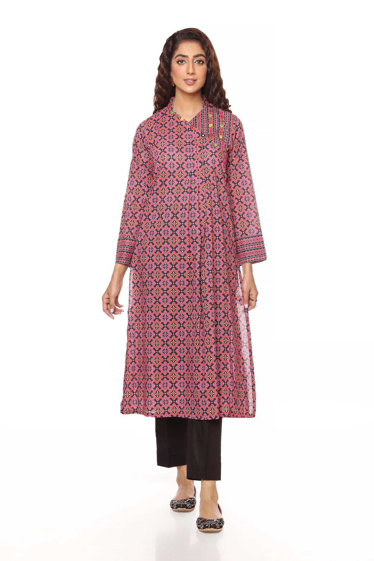1 Piece Printed Cambric Top (TR0717)
