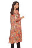 1 Piece Printed Linen Frock (CR2766)