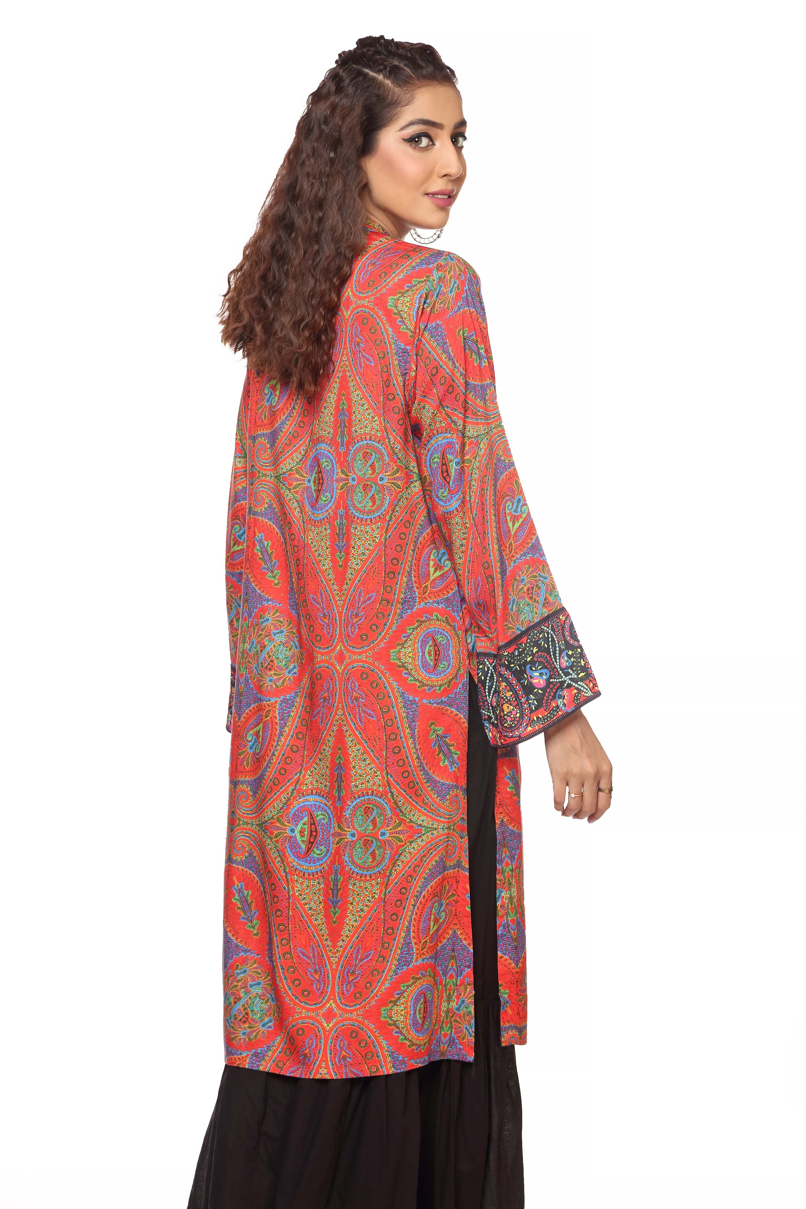 1 Piece Printed Lawn Top (TR0698)