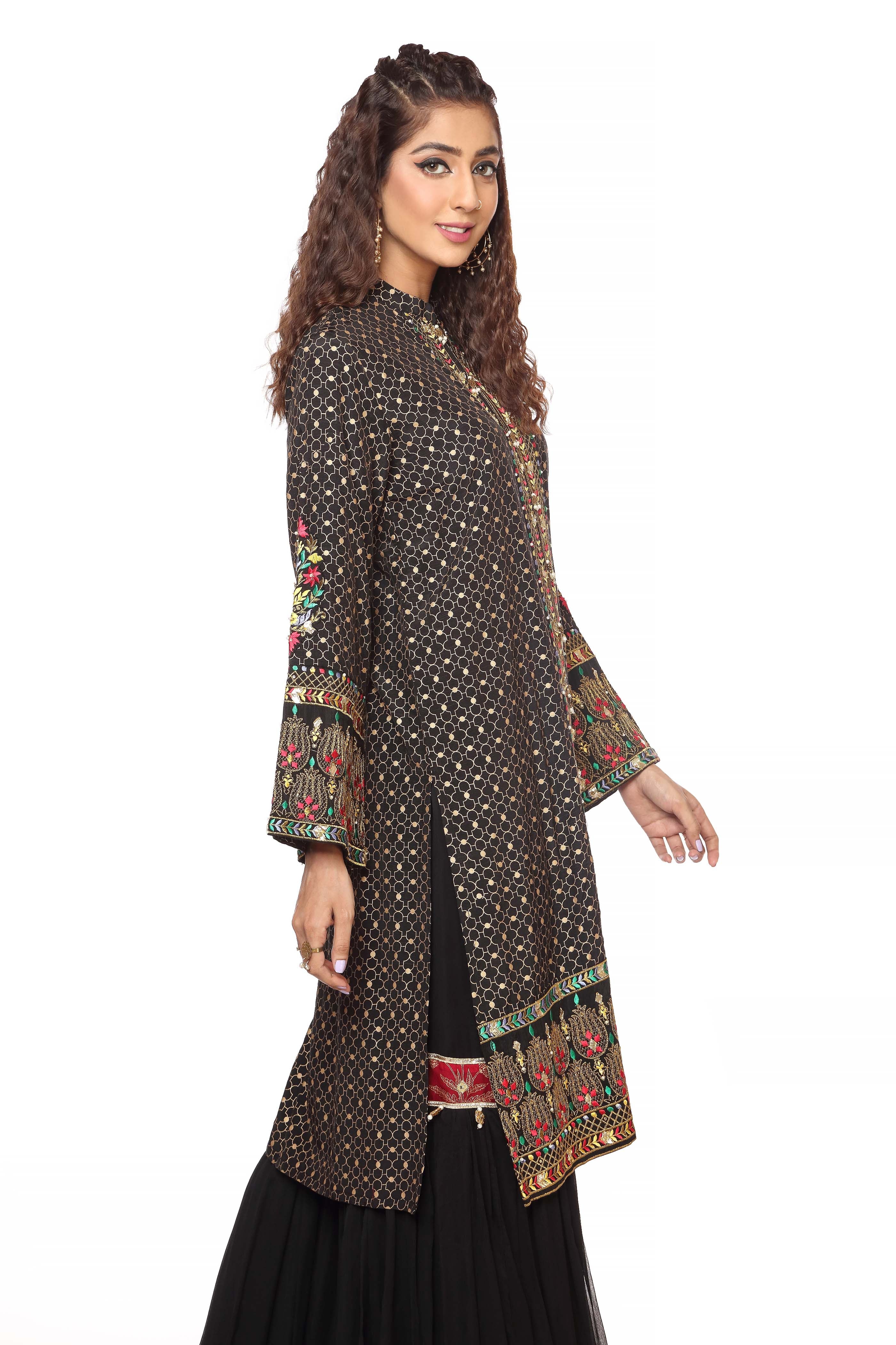 1 Piece Raw Silk Top (FR0565)