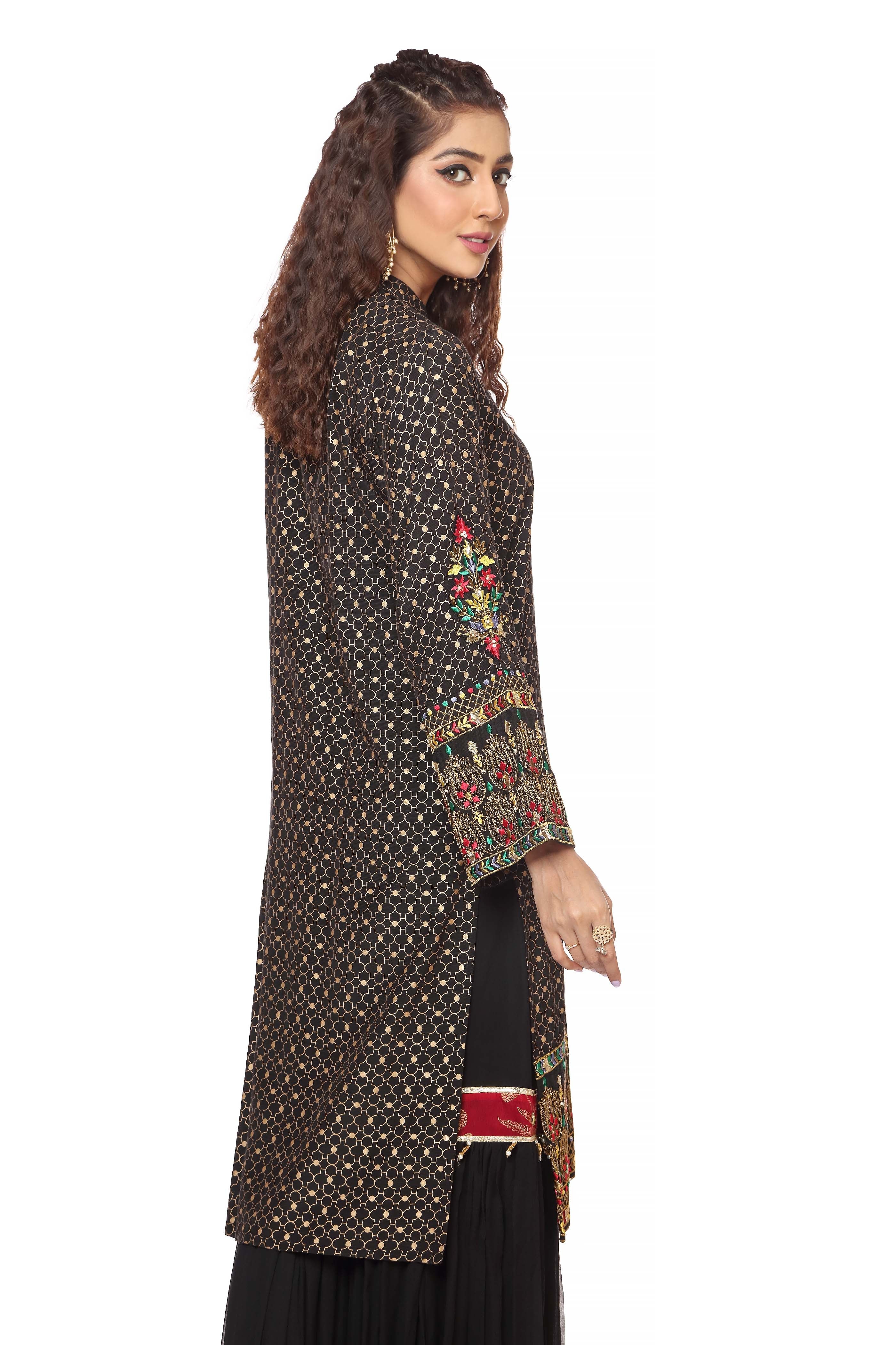 1 Piece Raw Silk Top (FR0565)