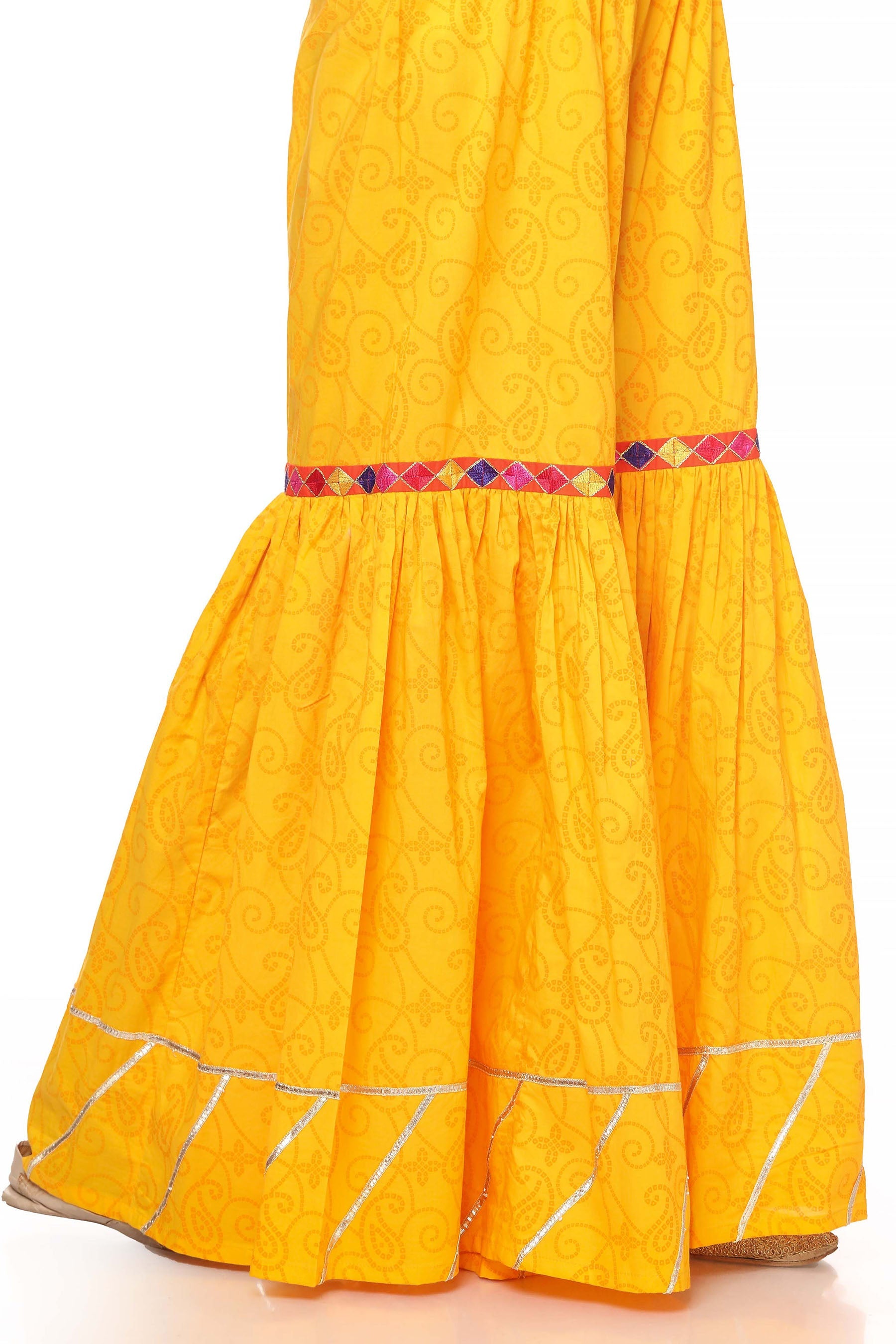 1 Piece Cambric Gharara (CZ2496)