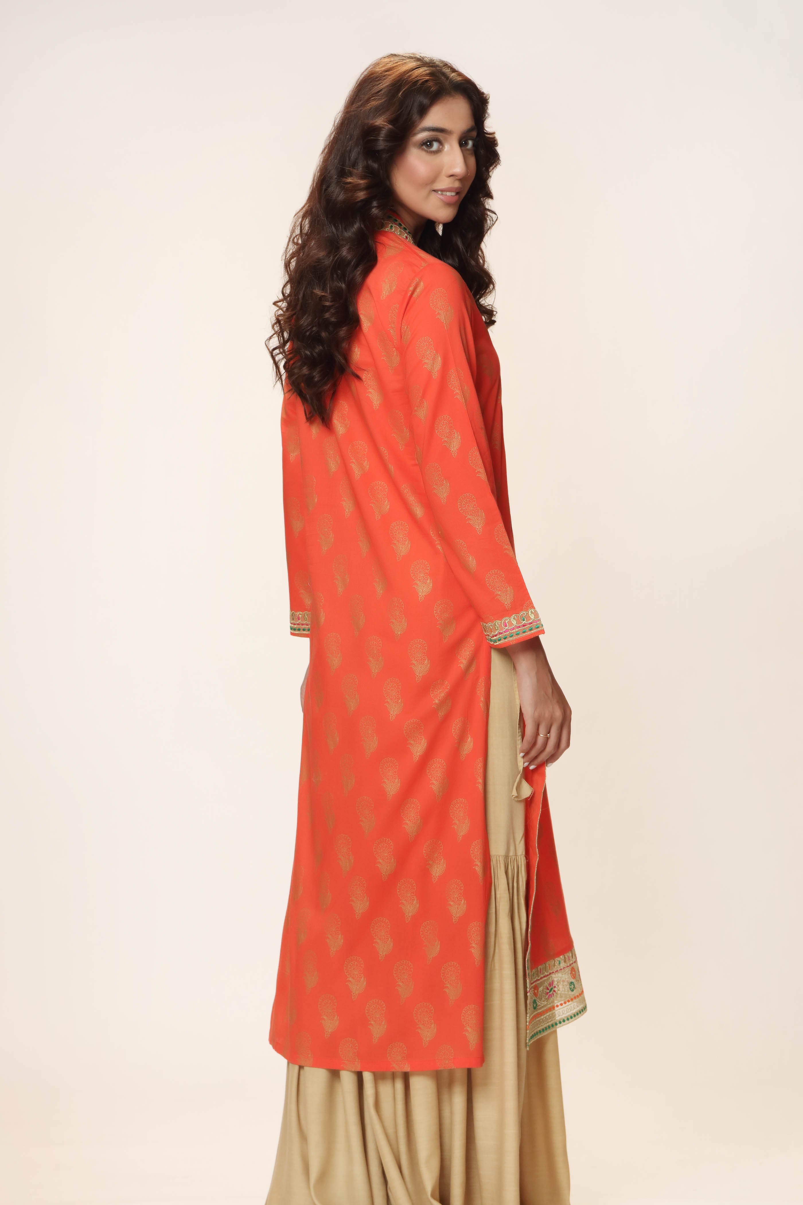 1 Piece Printed Lawn Top (CR3041)