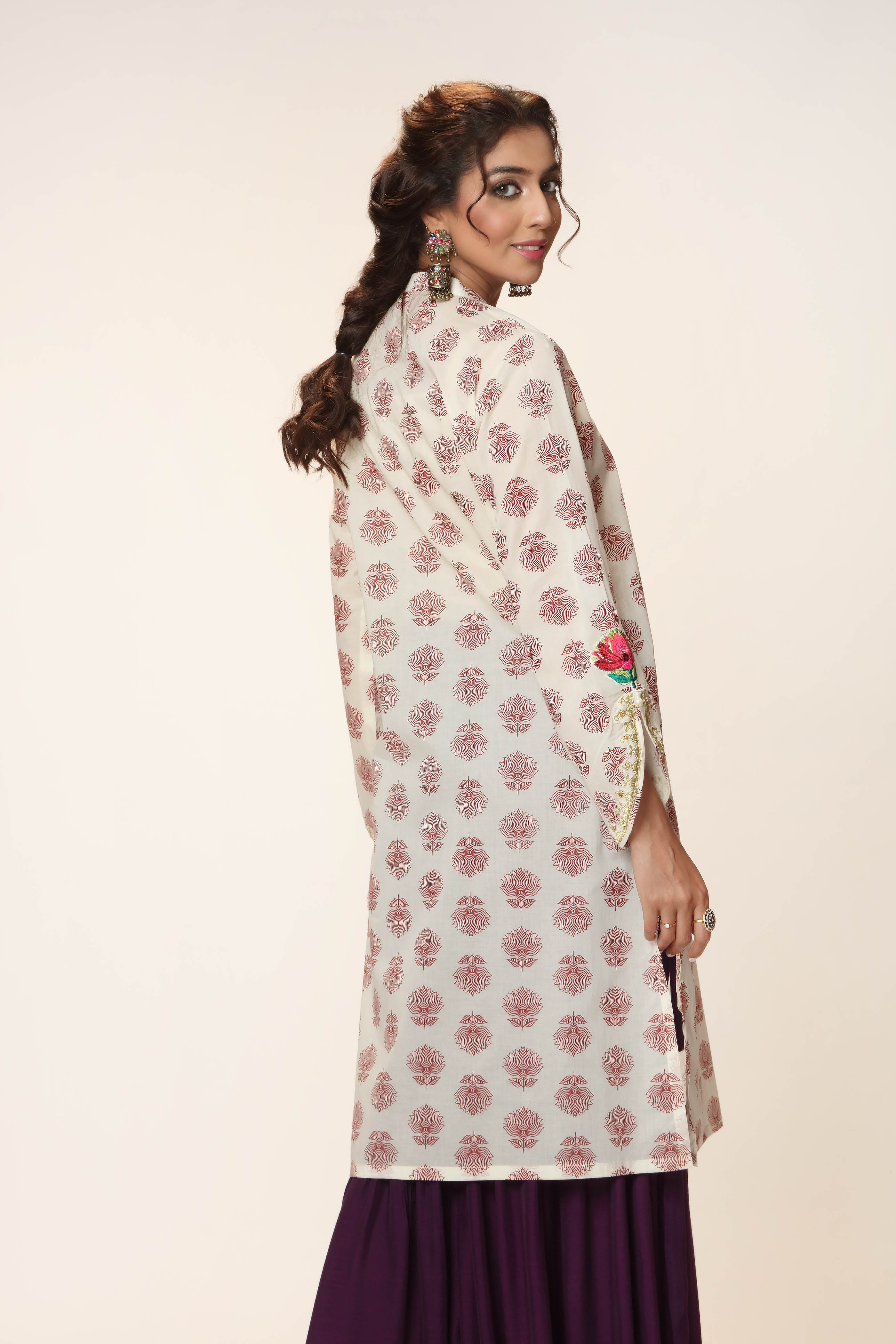 1 Piece Printed Lawn Top (CR3052)