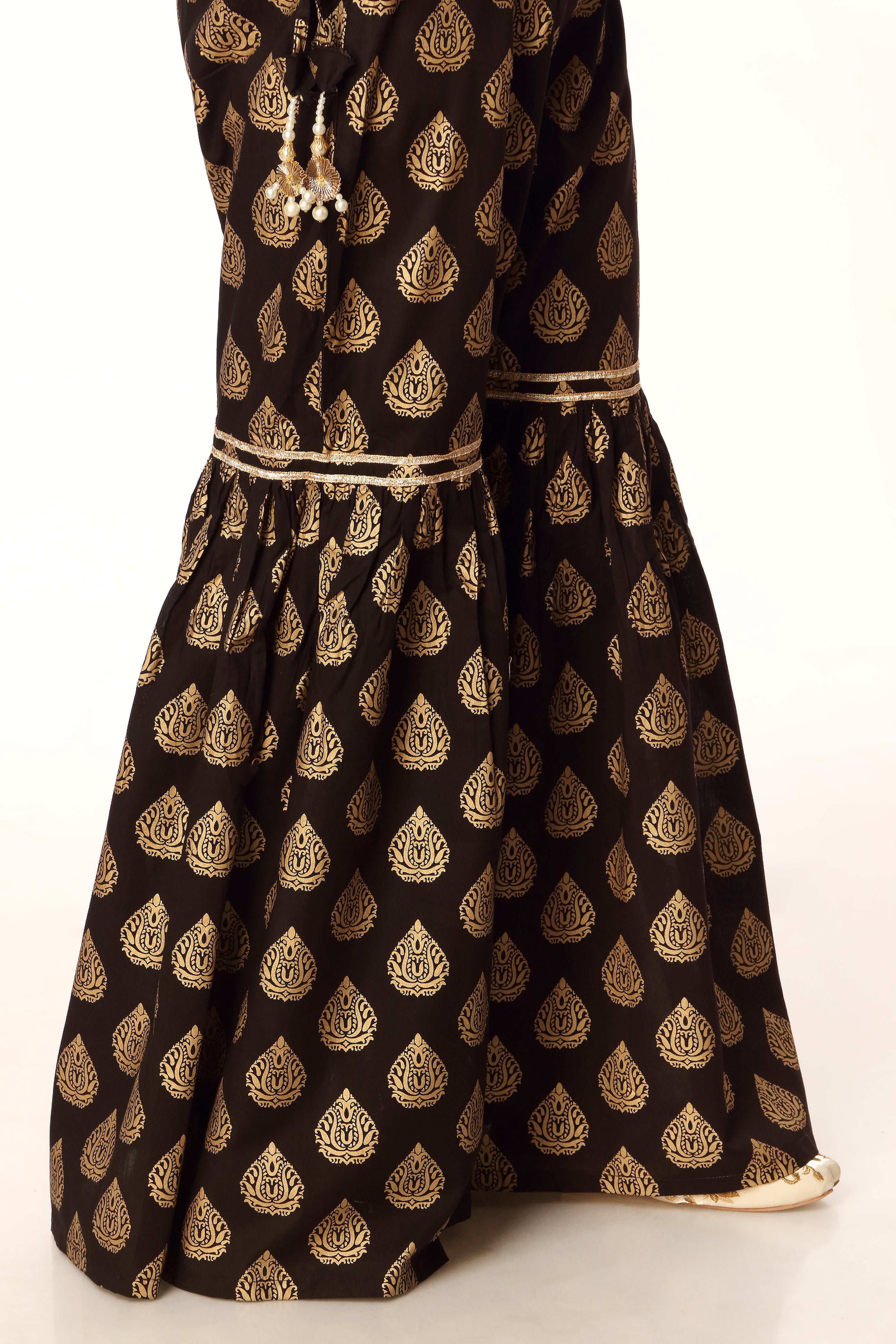 1 Piece Cambric Gharara (CZ2555)