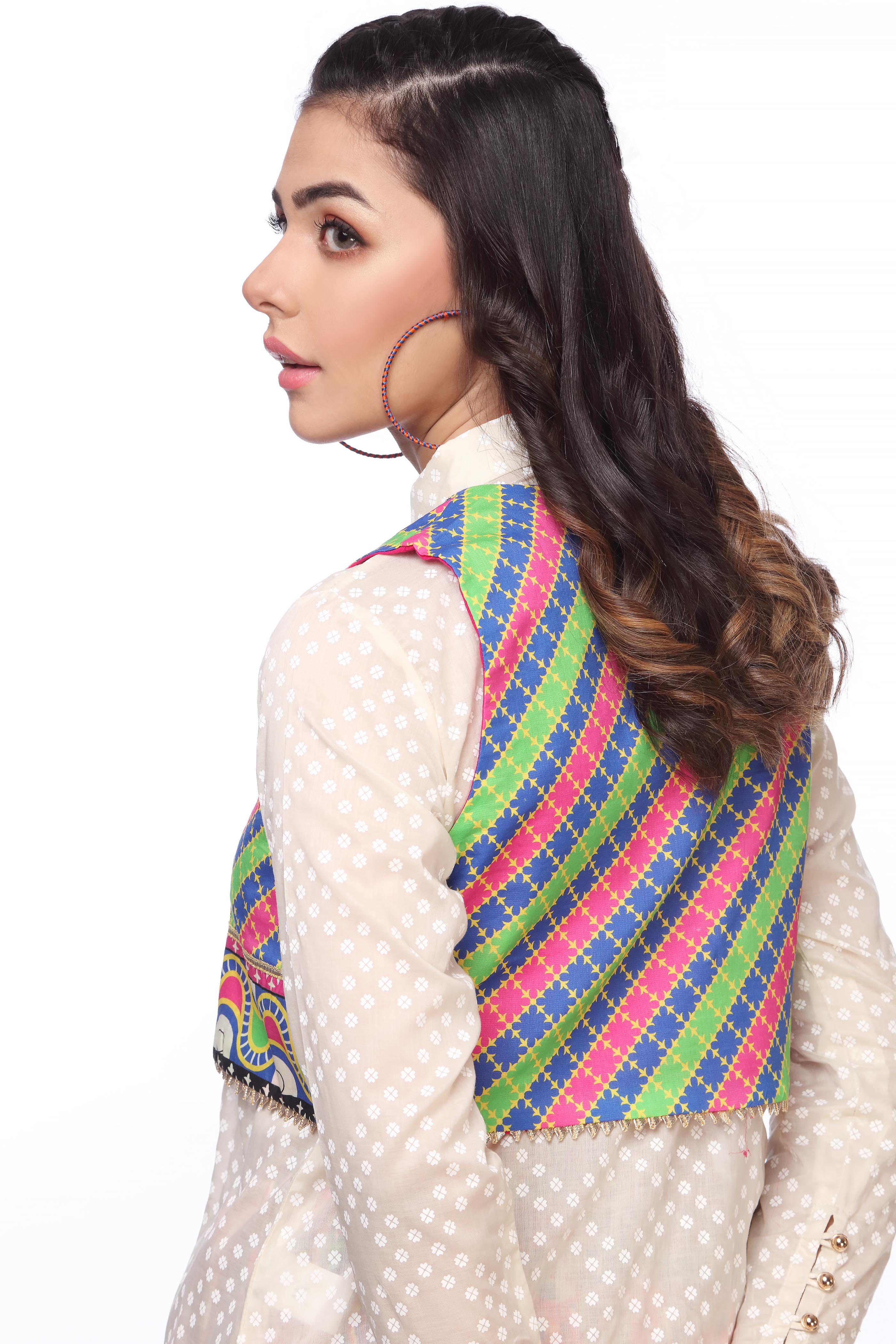 1 Piece Printed Lawn Top (TR0680)