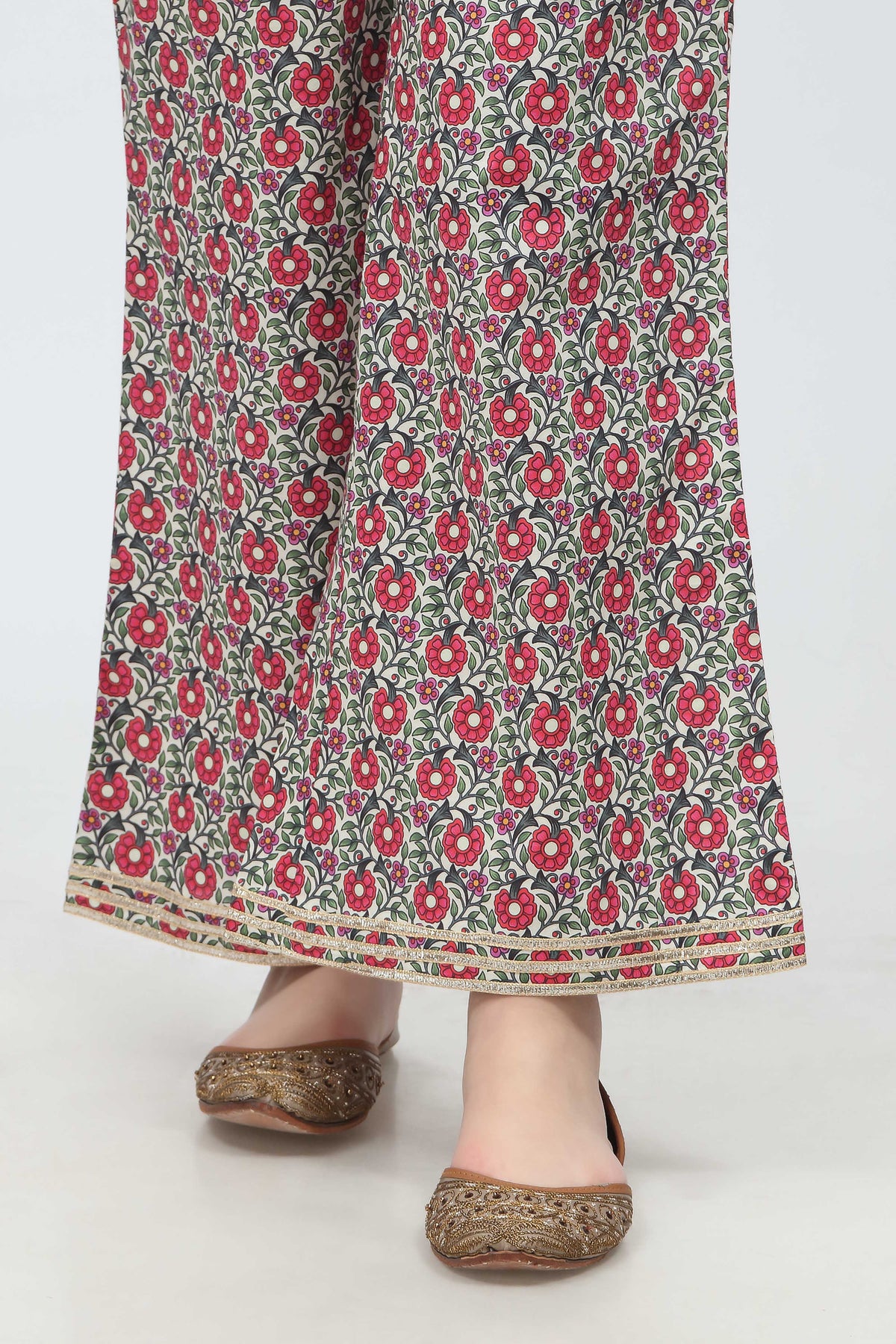 1 Piece Printed Cambric Culottes (CZ2967)