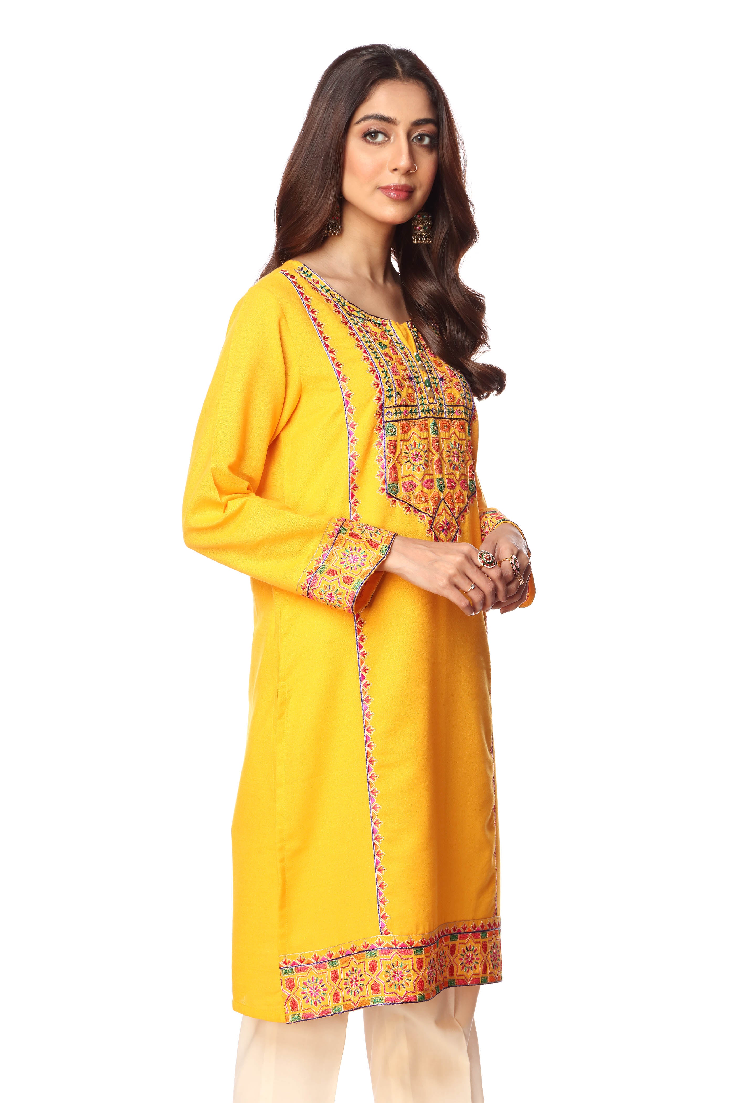 1 Piece Lawn Karandi Top (CR2876)