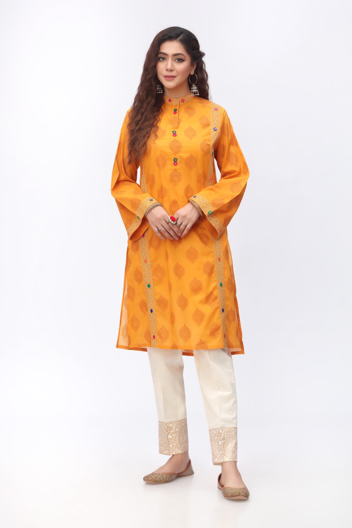 1 Piece Printed Lawn Top (CR2966)