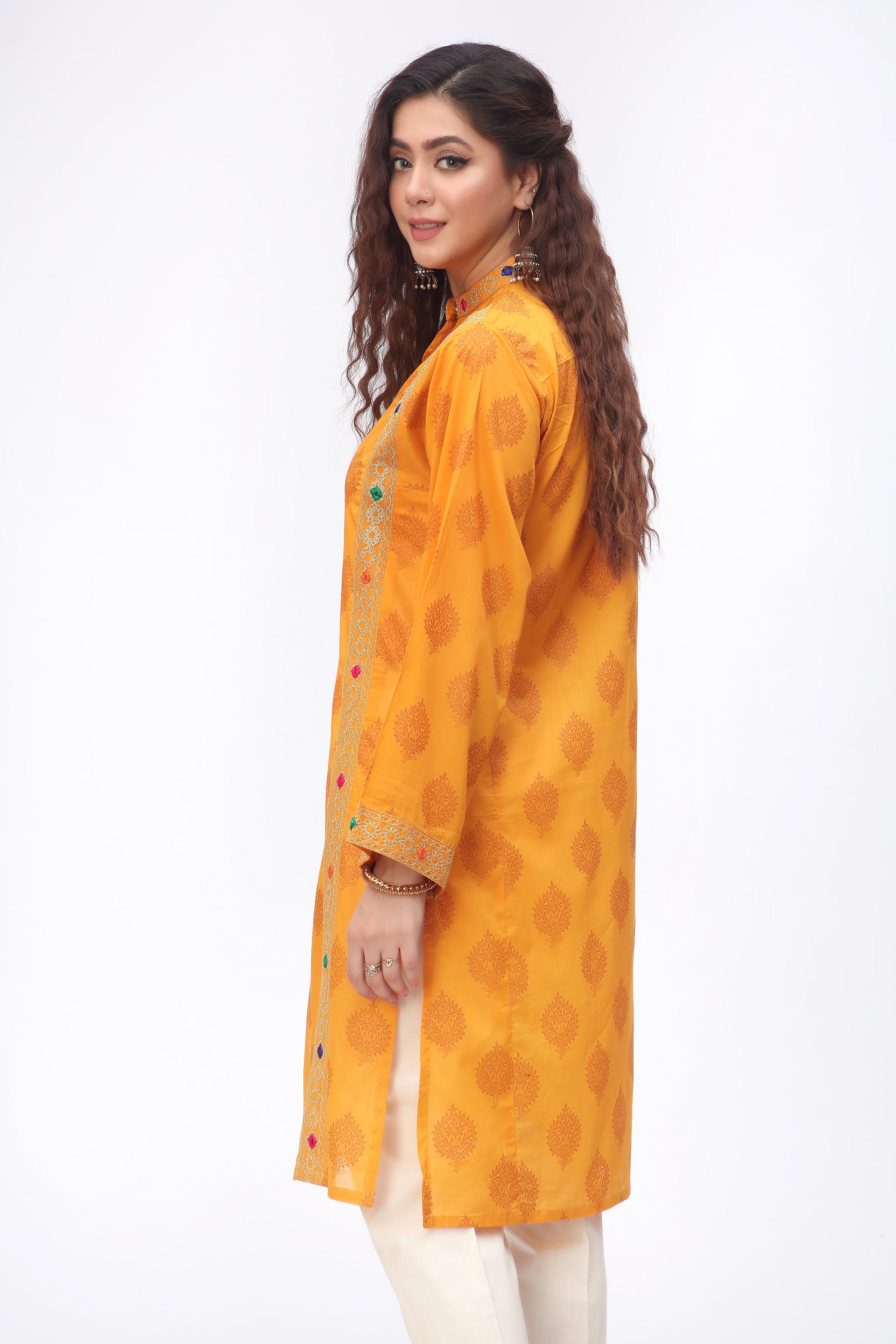 1 Piece Printed Lawn Top (CR2966)