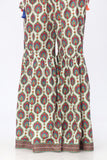 1 Piece Printed Cambric Gharara (CZ2661)