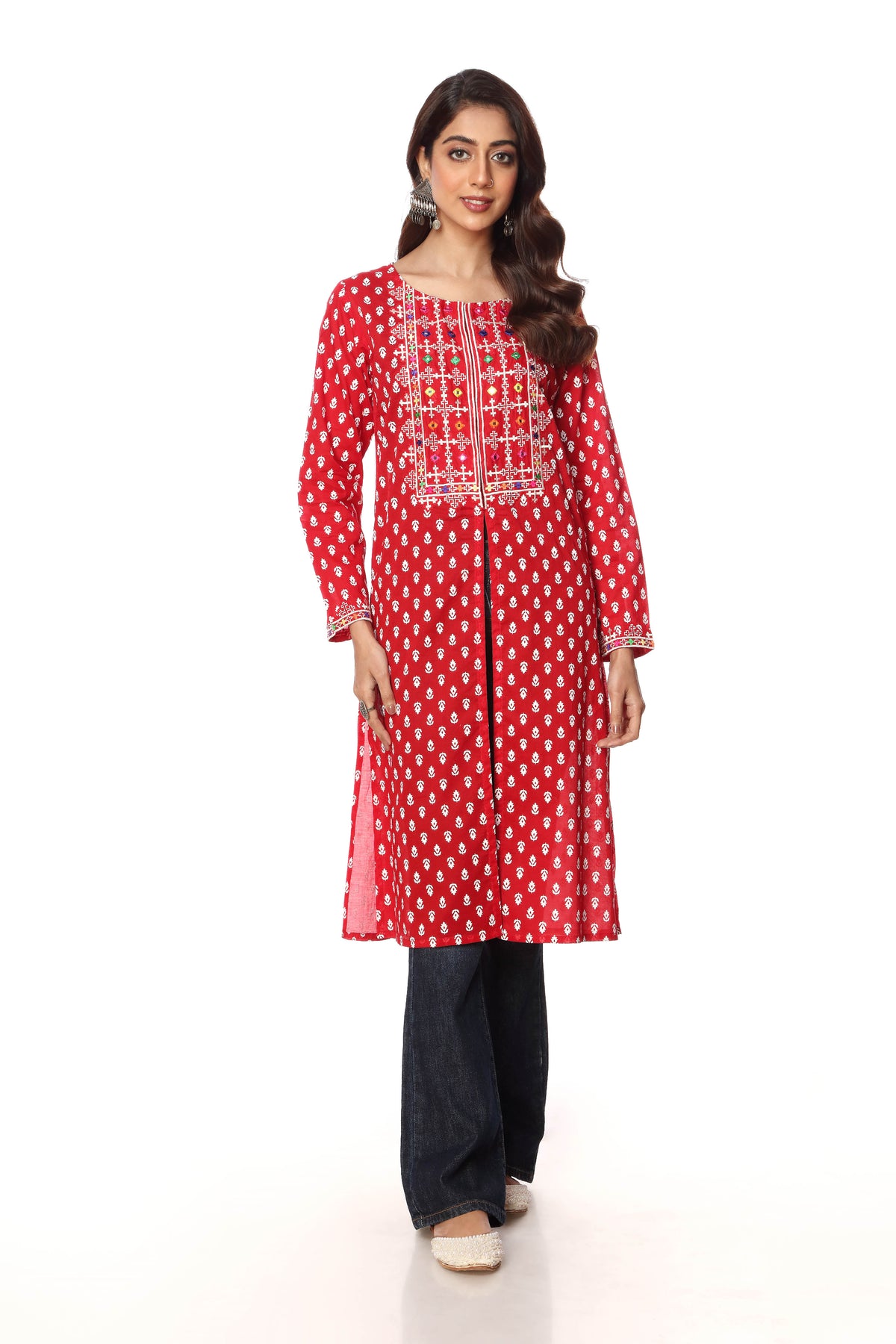 1 Piece Printed Lawn Shrug (CR2894)