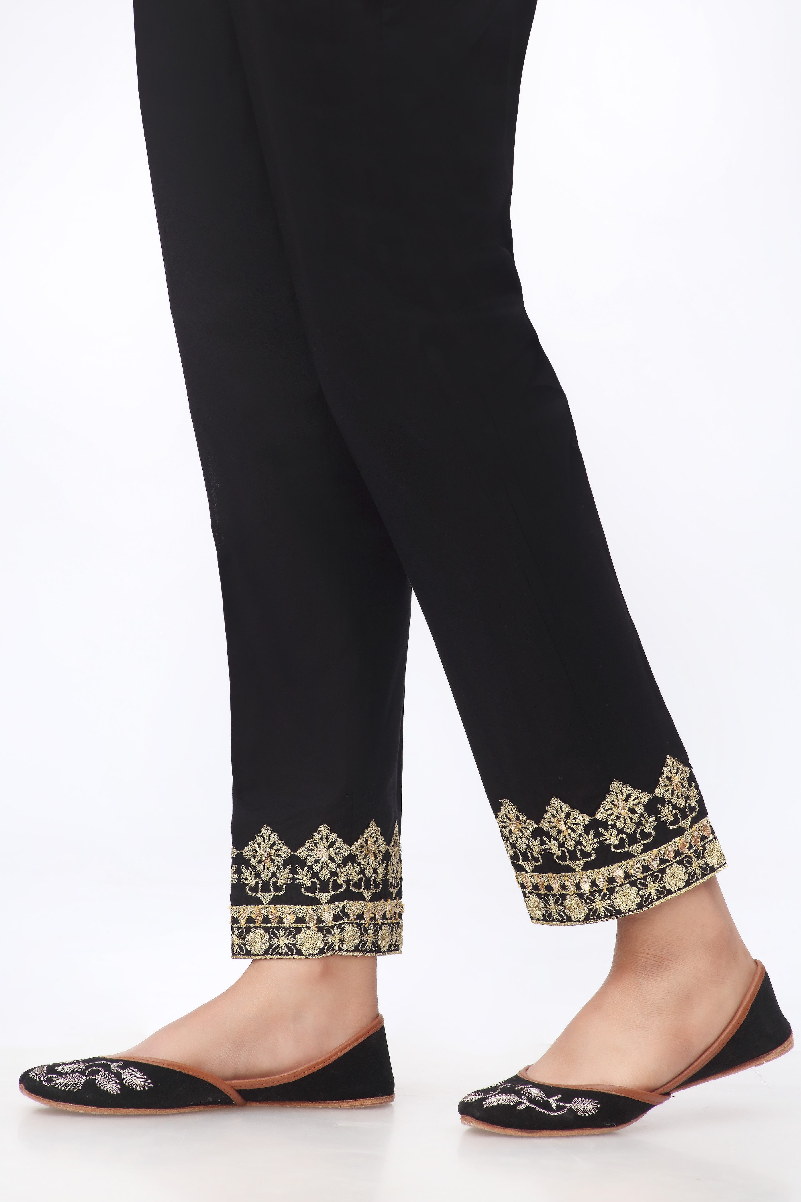 Tilla Trouser in Black coloured Cambric fabric 3