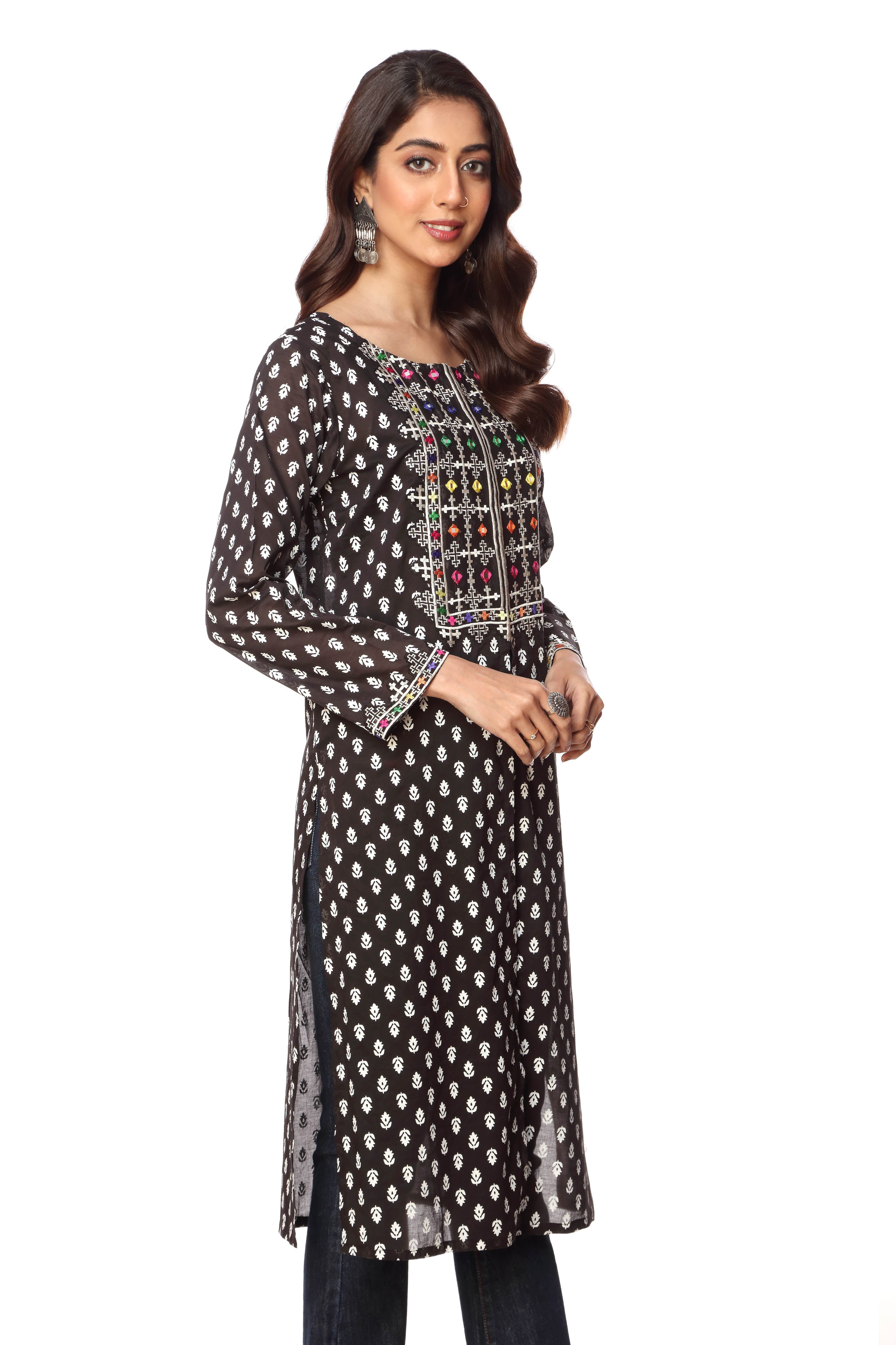 1 Piece Printed Lawn Shrug (CR2895)