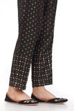 Box Trouser in Black coloured Pak Raw Silk fabric 2
