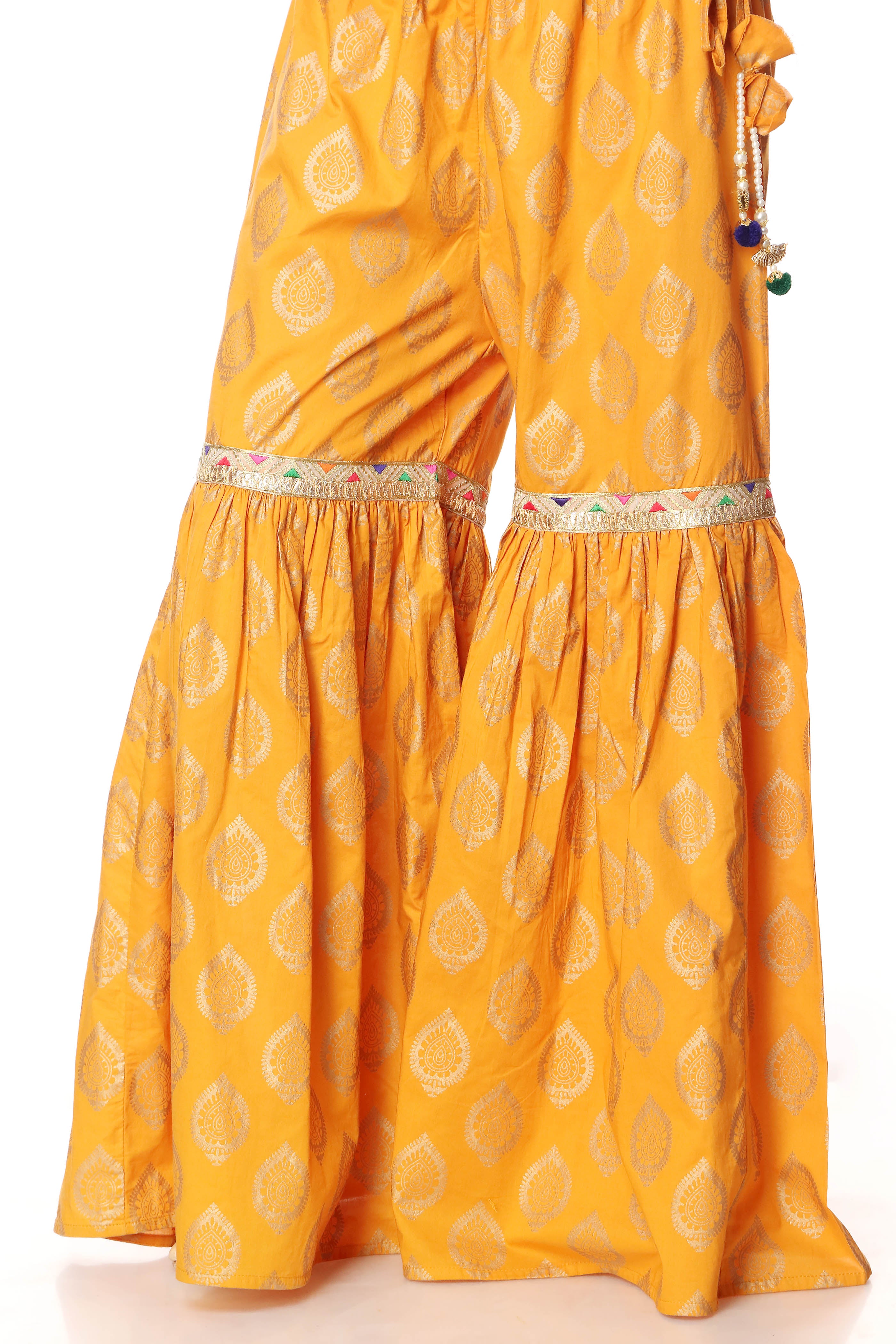 1 Piece Cambric Gharara (CZ2616)