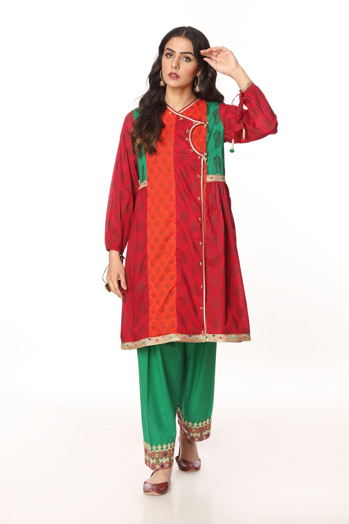 1 Piece Printed Lawn Frock (CR2887)