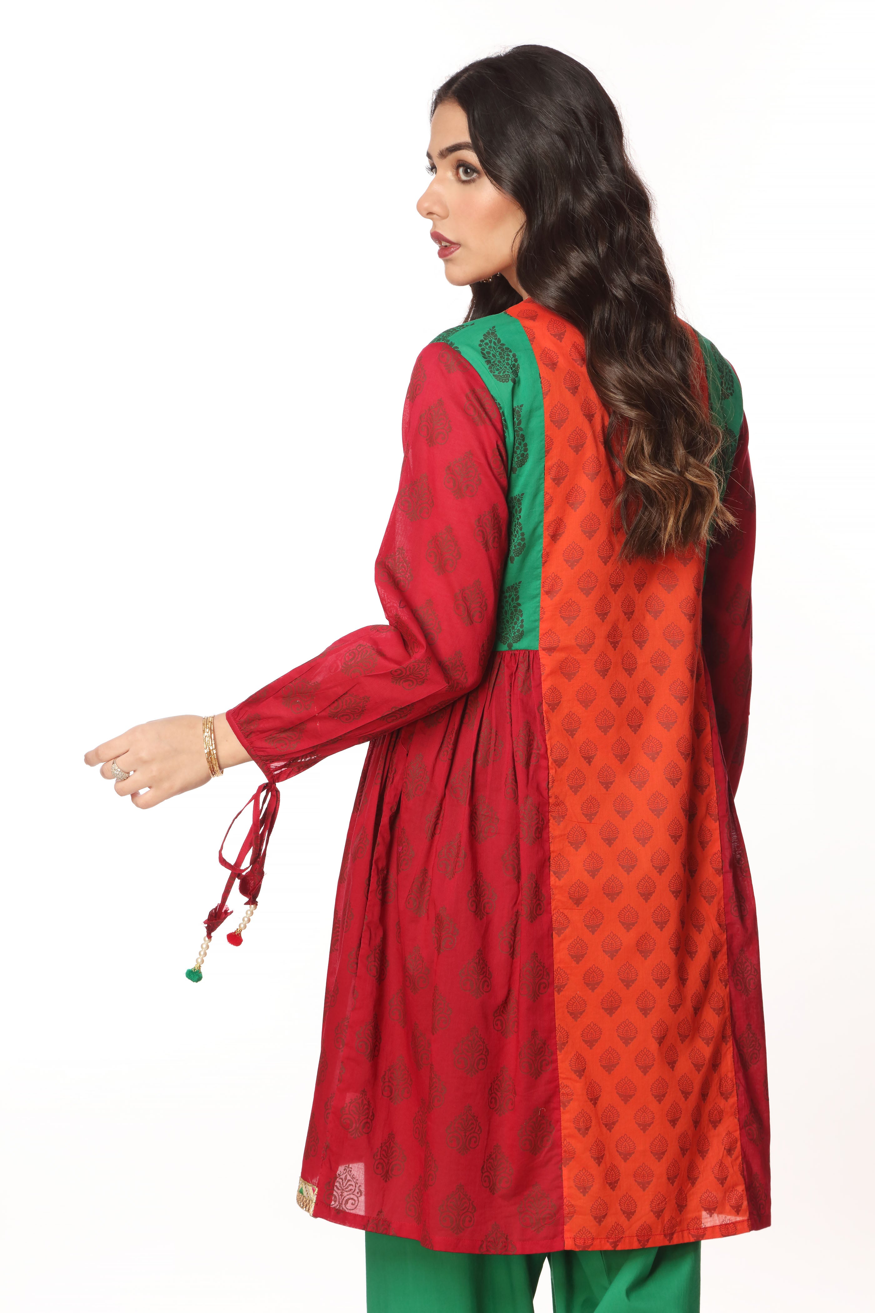 1 Piece Printed Lawn Frock (CR2887)