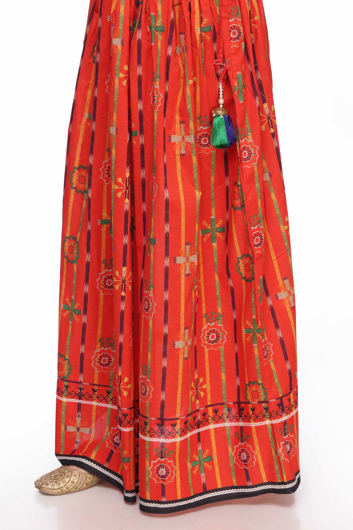 1 Piece Printed Cambric Skirt (CZ2371)