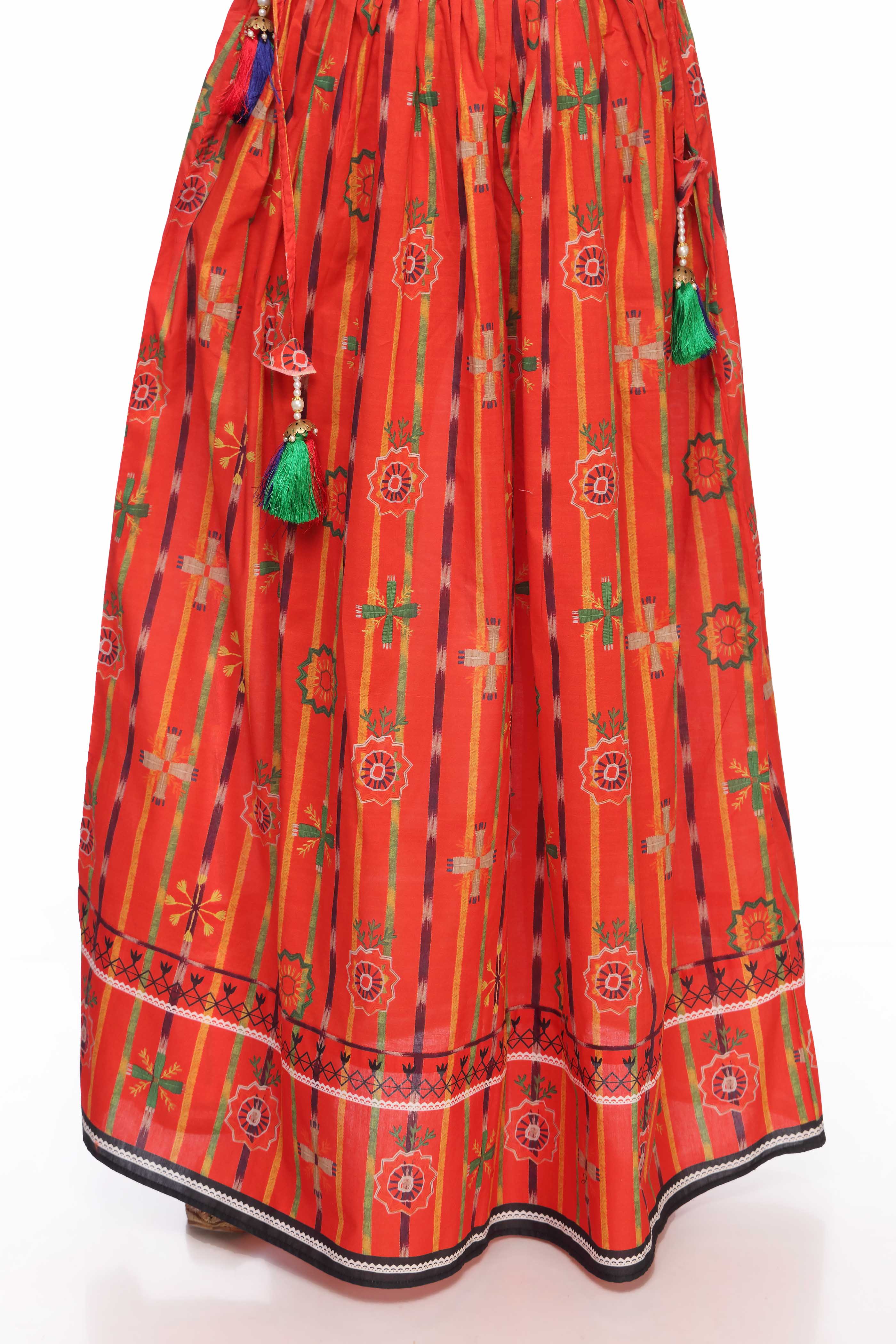 1 Piece Printed Cambric Skirt (CZ2371)