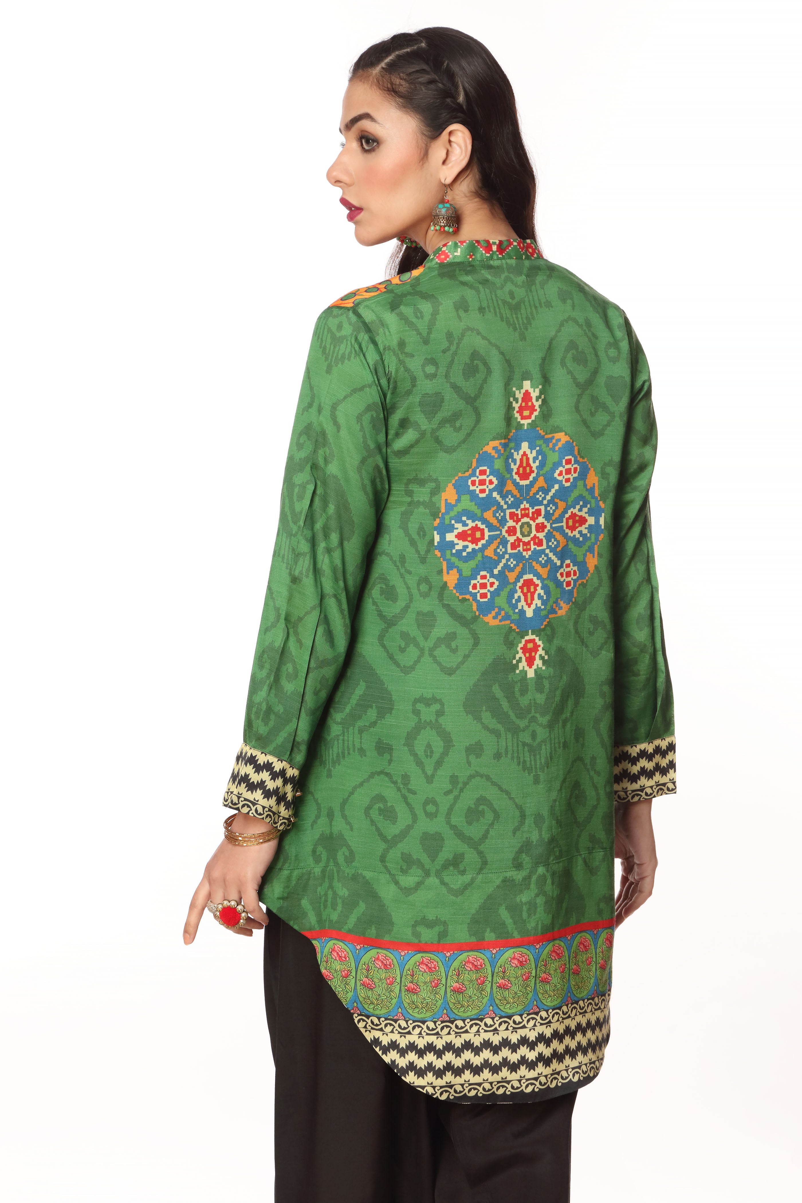 1 Piece Raw Silk Top (FR0666)