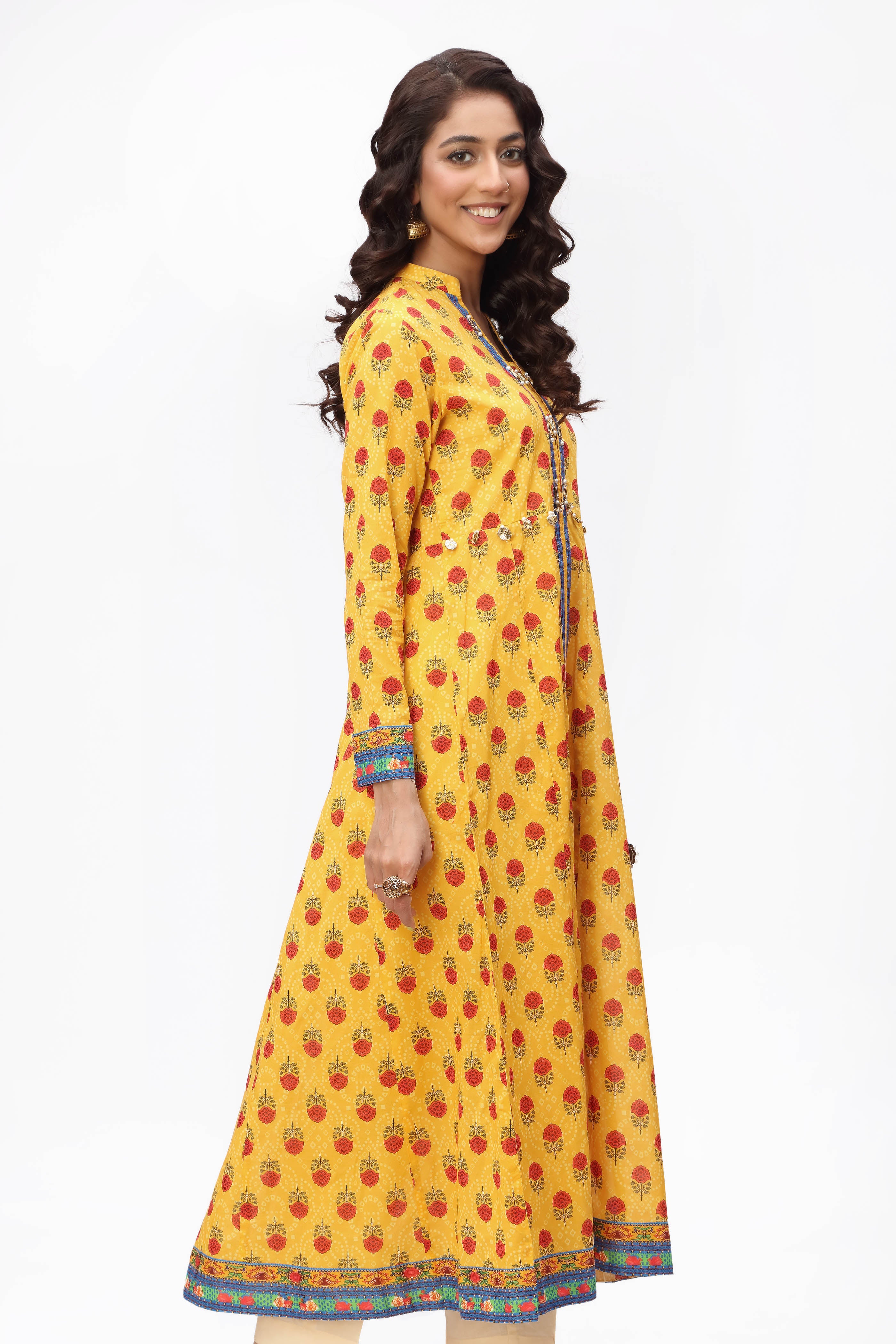 1 Piece Printed Lawn Frock (TR0805)