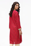 Side Patti 2 in Maroon coloured Printed Lawn fabric 3