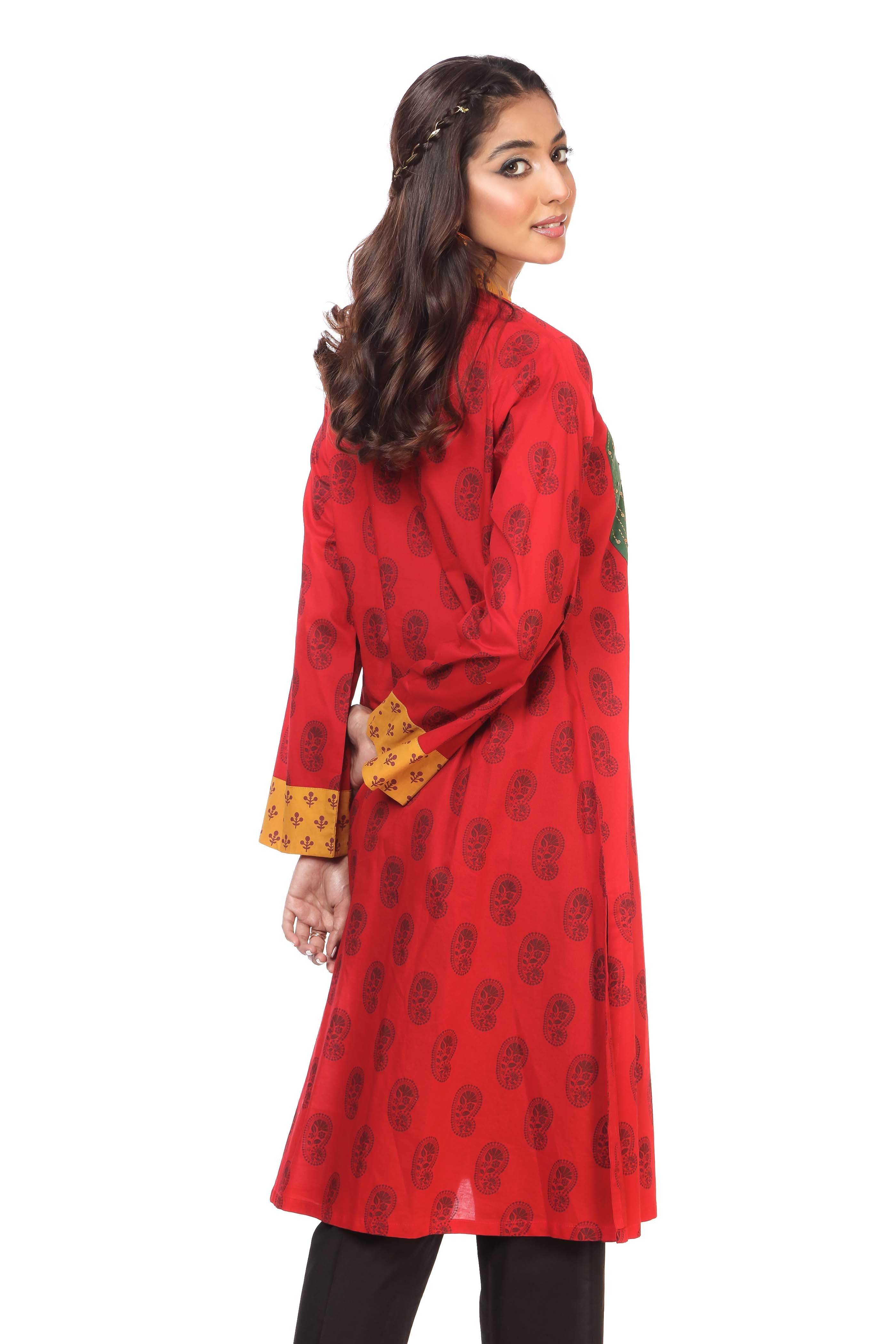 1 Piece Printed Cambric Top (CR2738)