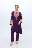 1 Piece Raw Silk Frock (FR0889)