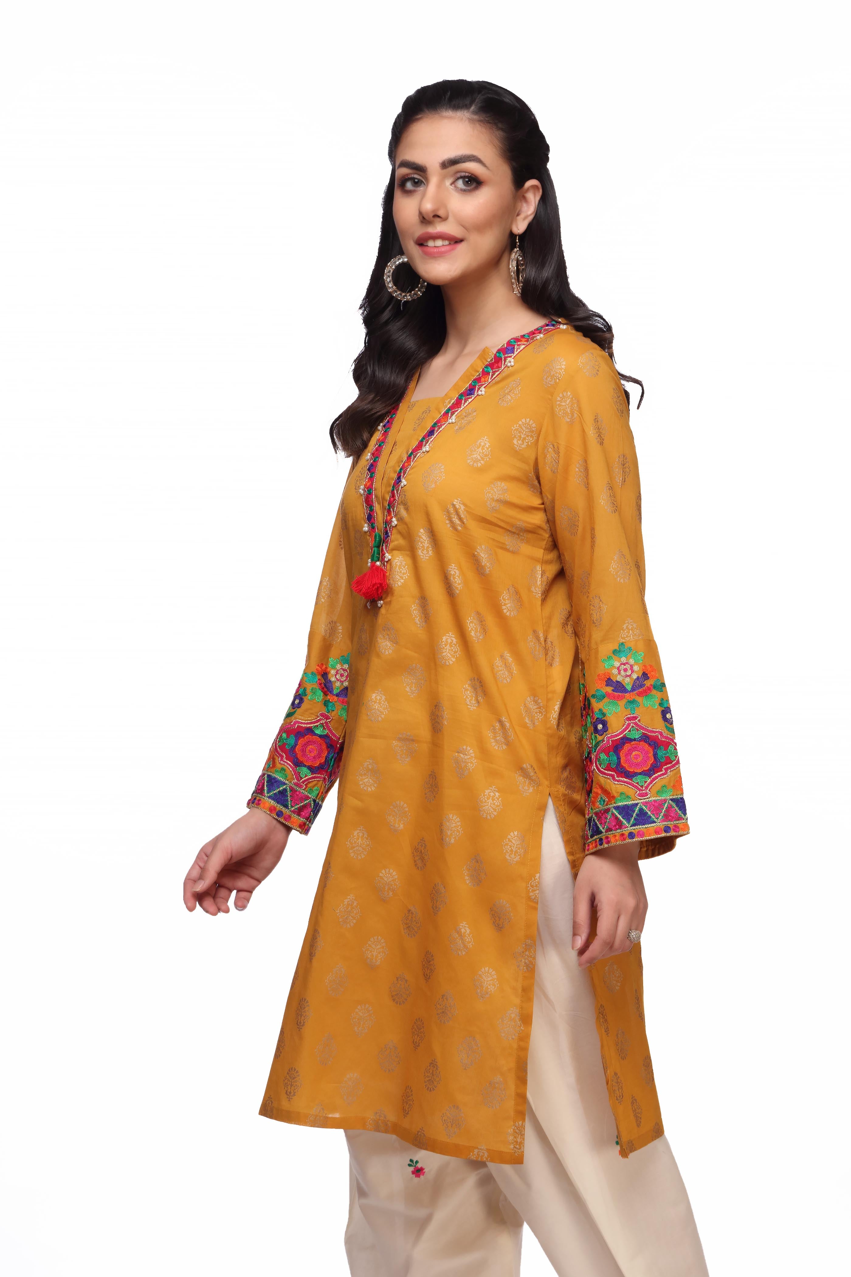 1 Piece Printed Lawn Top (CR2555)