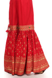 1 Piece Printed Cambric Gharara (CZ2398)