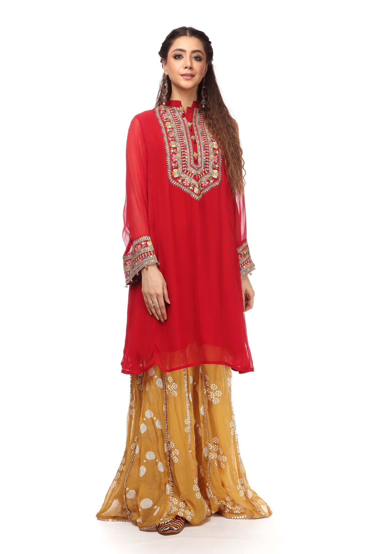 1 Piece Pak Chiffon Frock (FR0527)