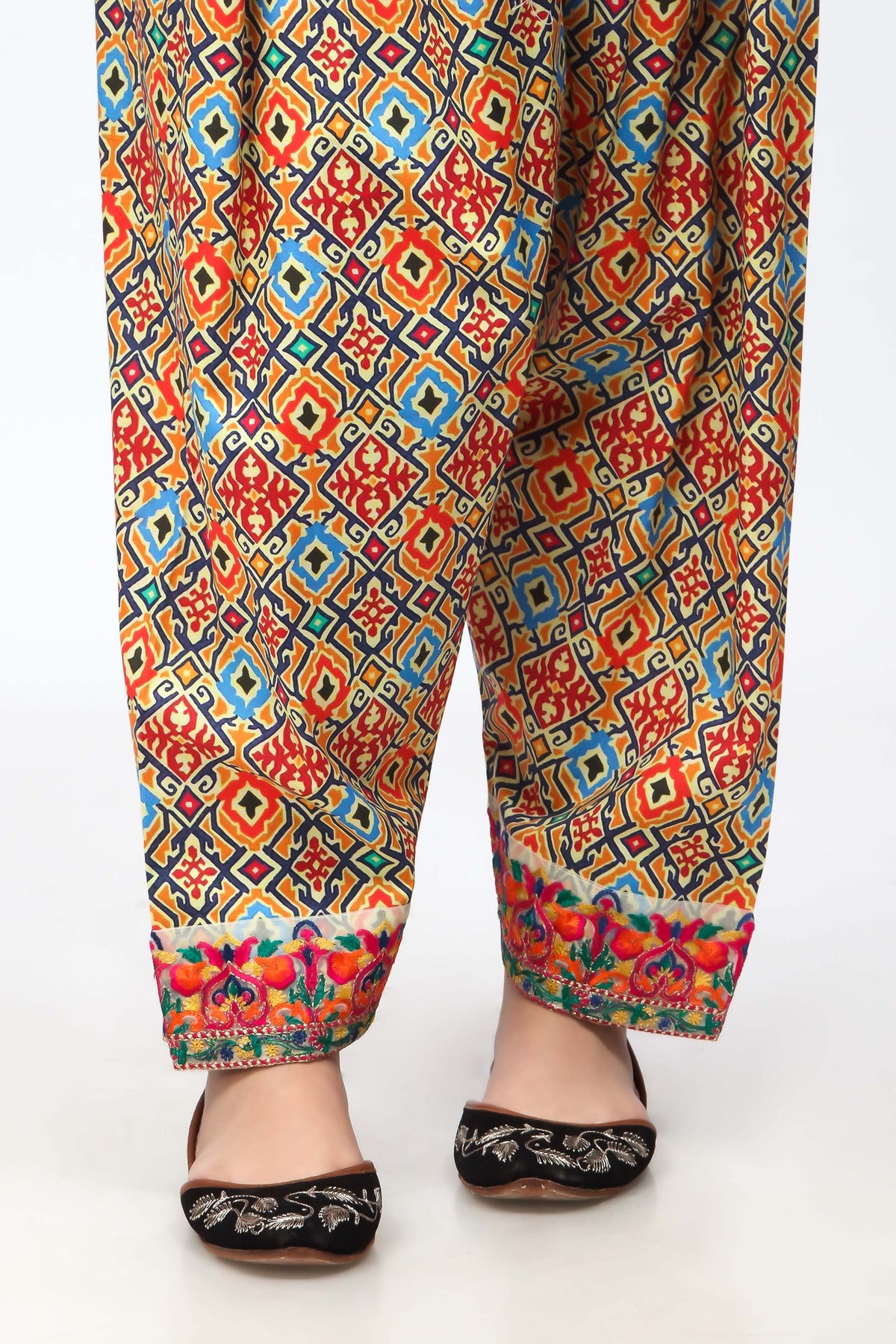 1 Piece Printed Cambric Shalwar (CZ2971)