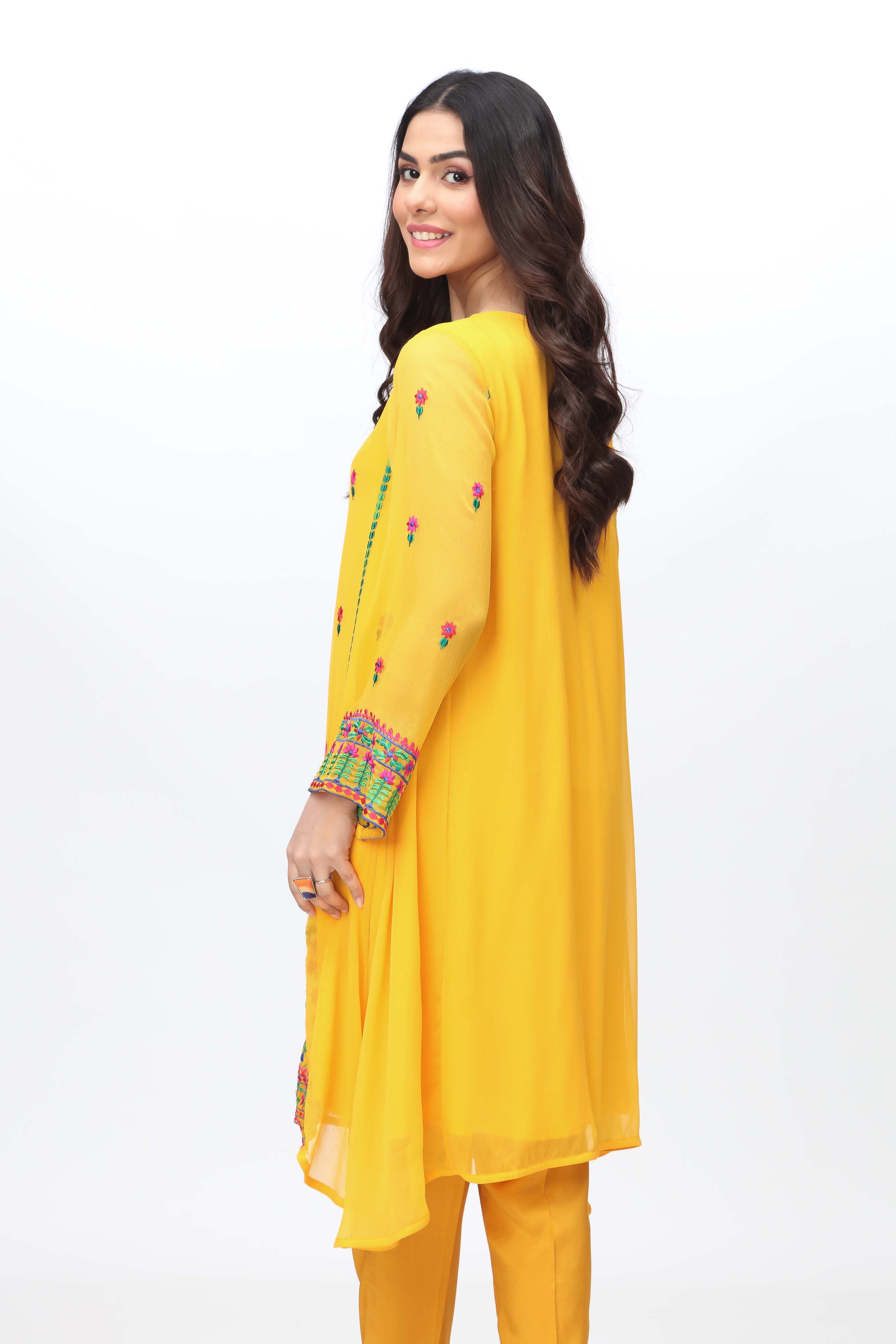 1 Piece Chiffon Frock (FR0828)