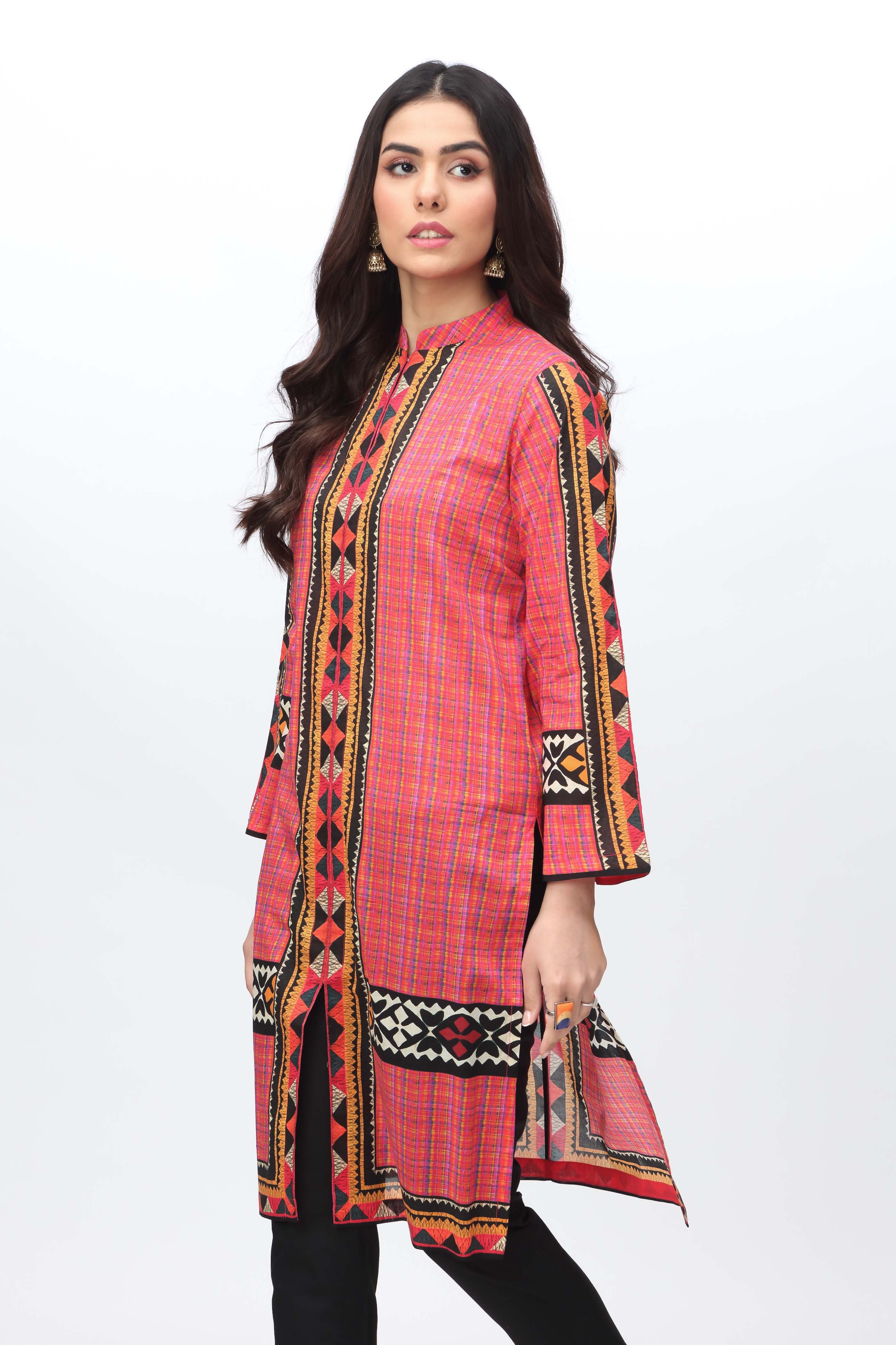 1 Piece Printed Lawn Top (TR0962)