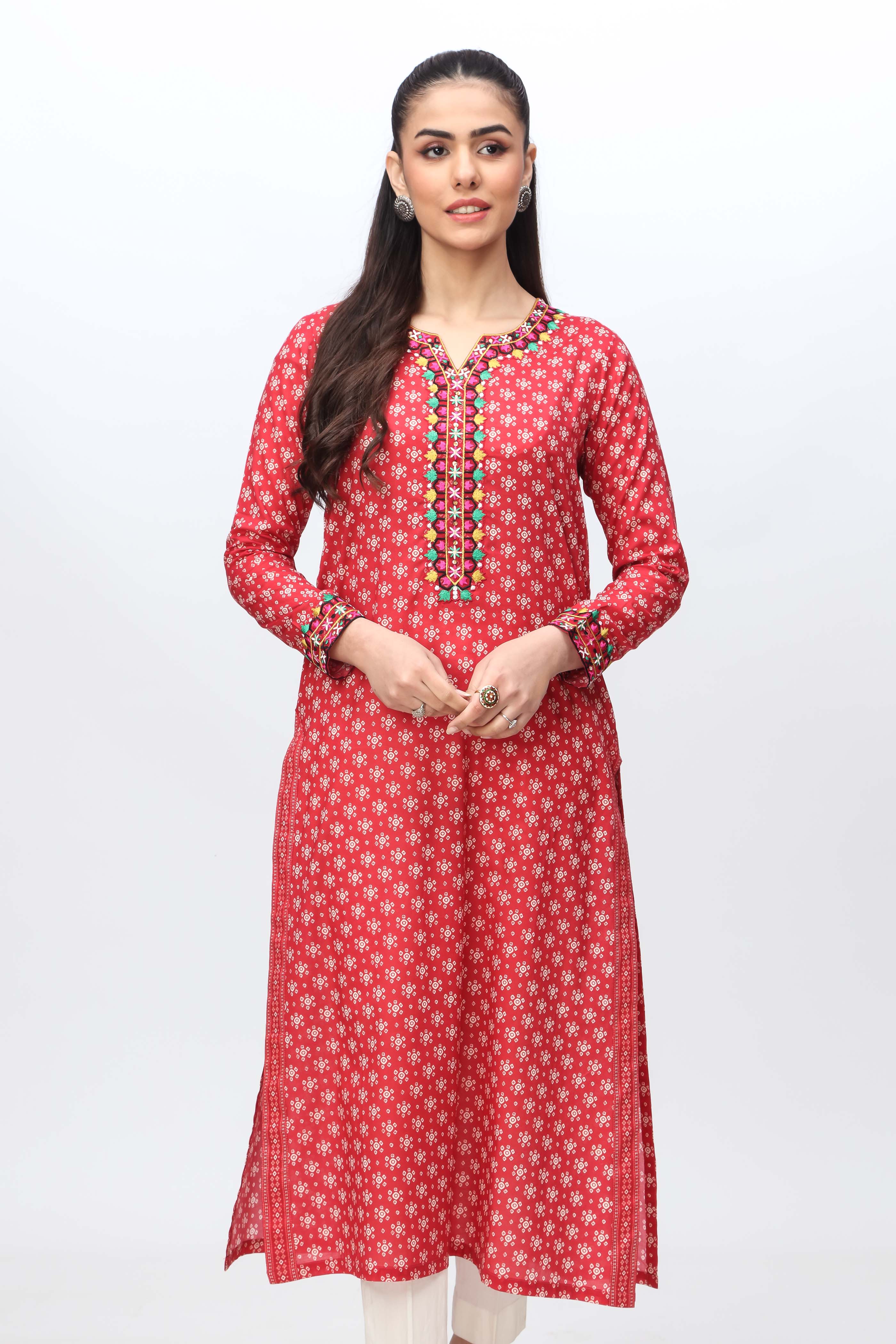 1 Piece Printed Lawn Top (TR0975)