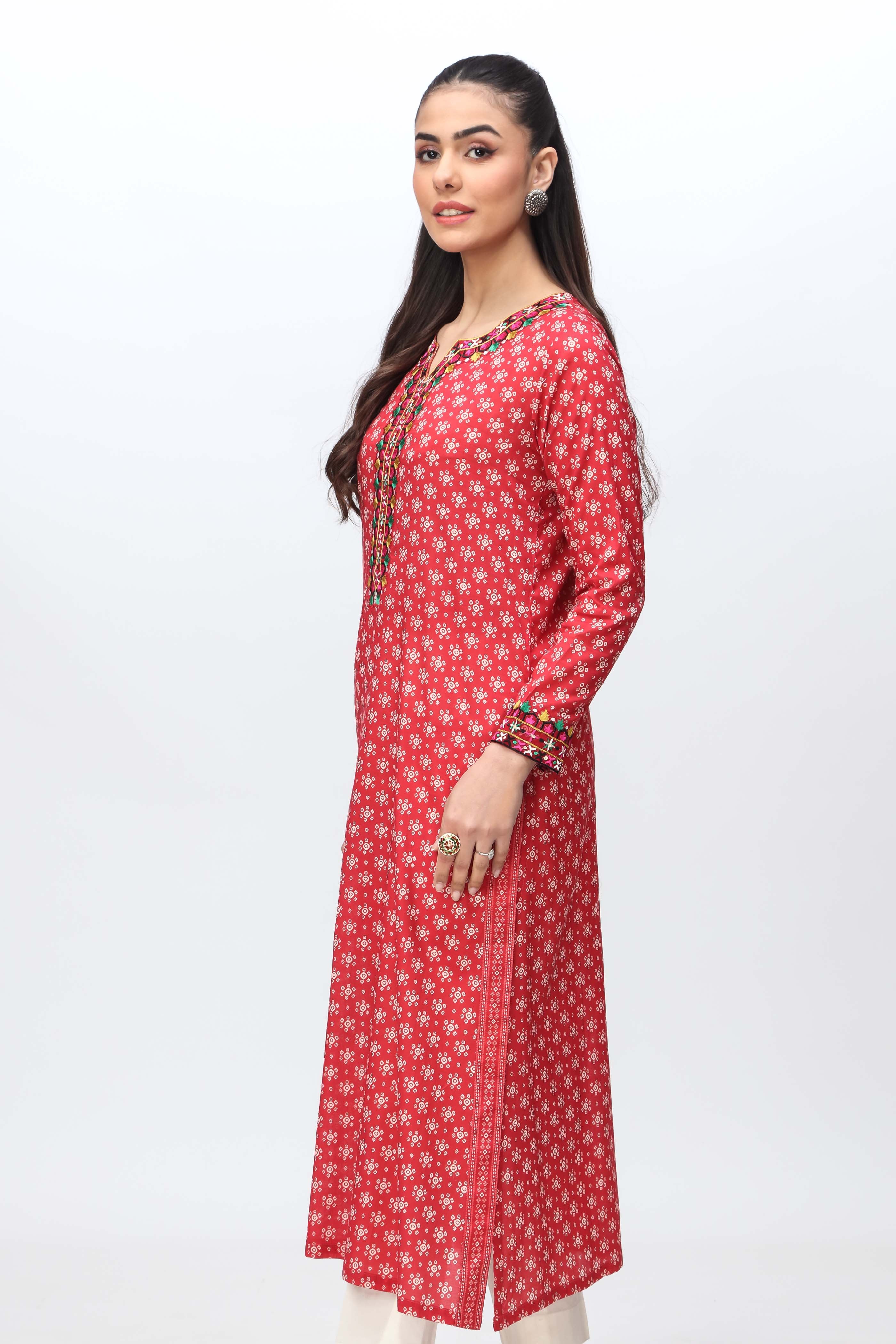 1 Piece Printed Lawn Top (TR0975)