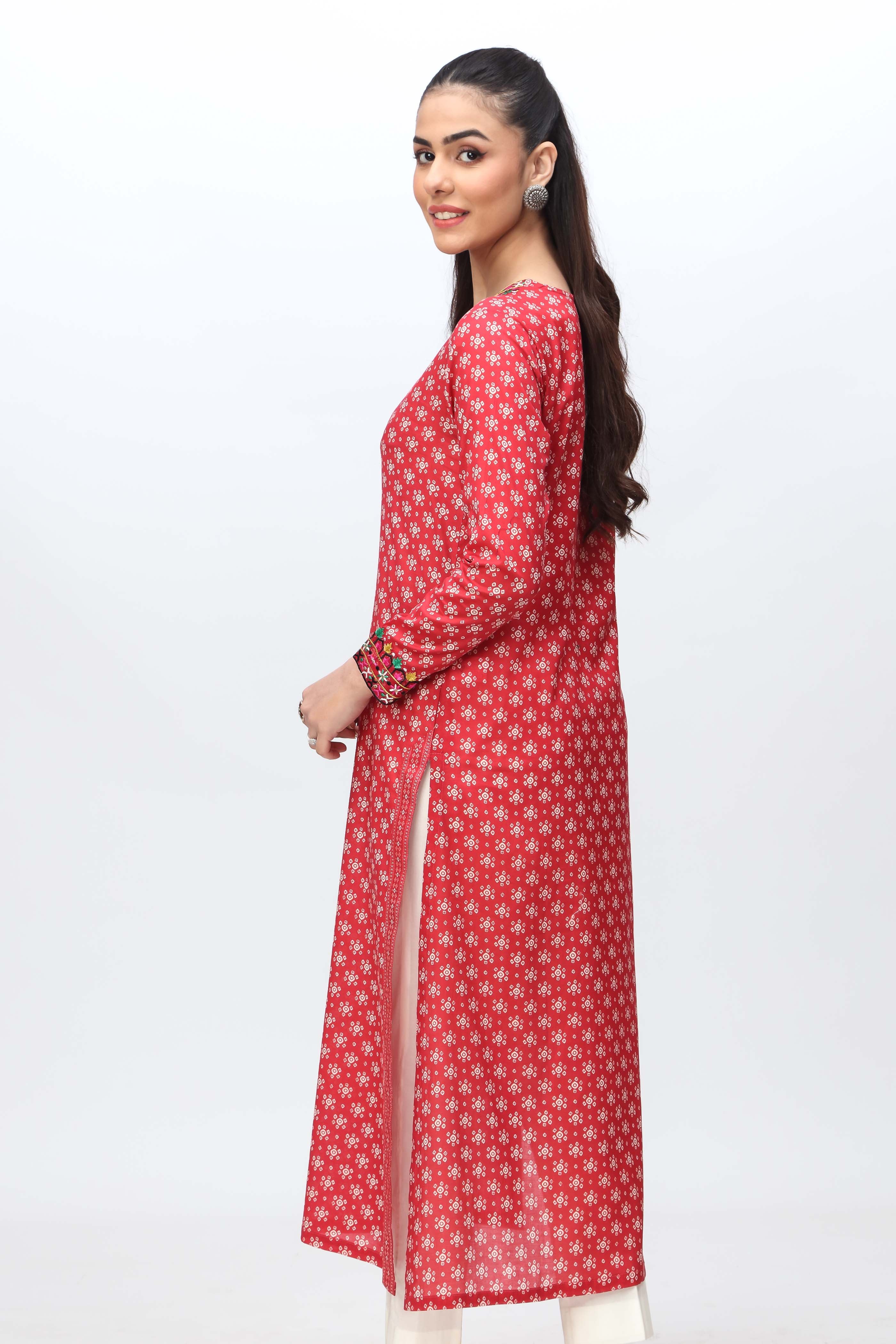 1 Piece Printed Lawn Top (TR0975)