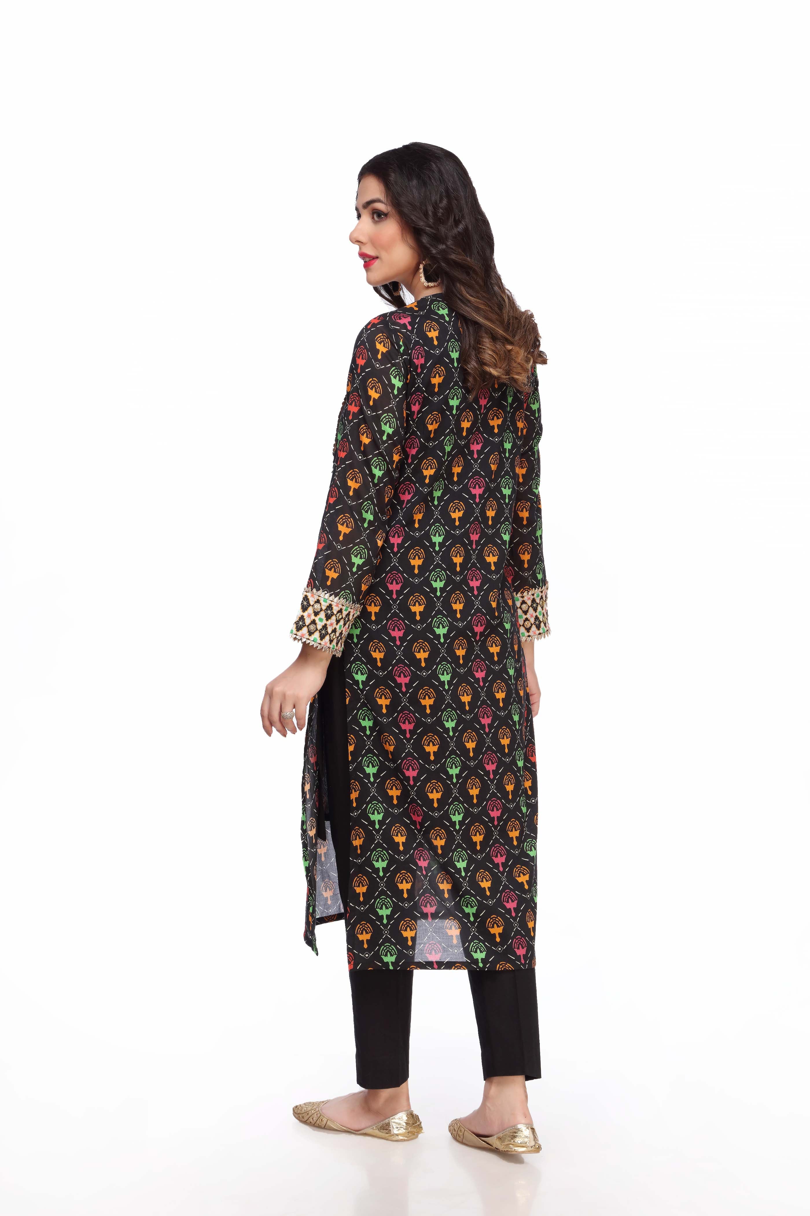 1 Piece Printed Lawn Shrug (CR2688)