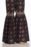 1 Piece Printed Cambric Gharara (CZ2420)