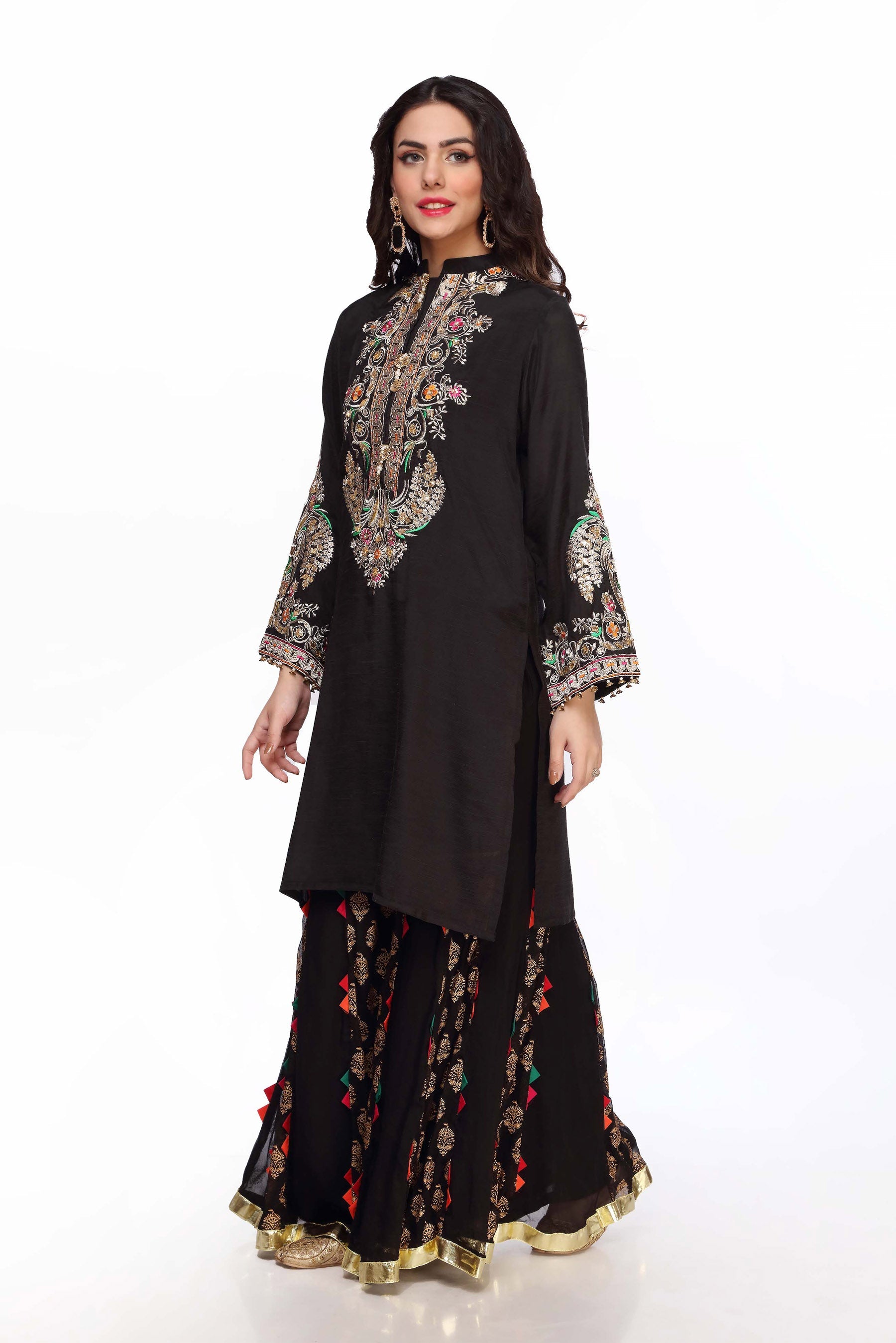 1 Piece Raw Silk Top (FR0535)