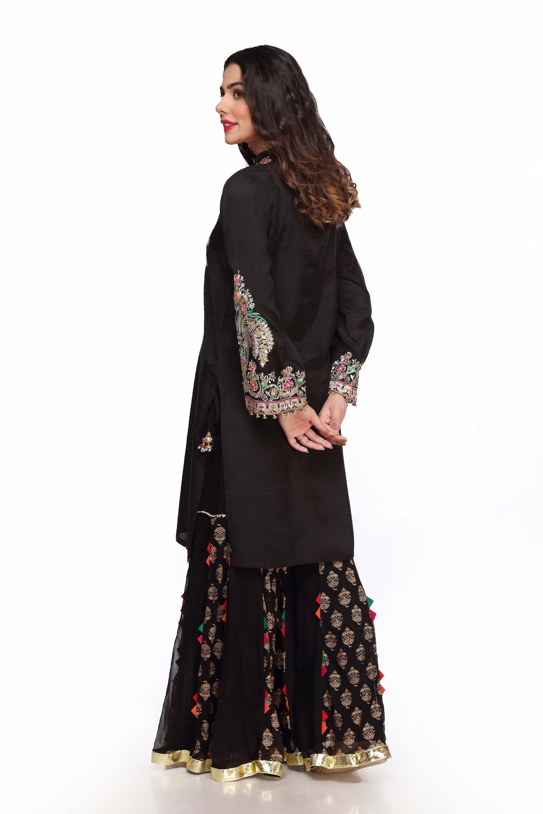 1 Piece Raw Silk Top (FR0535)