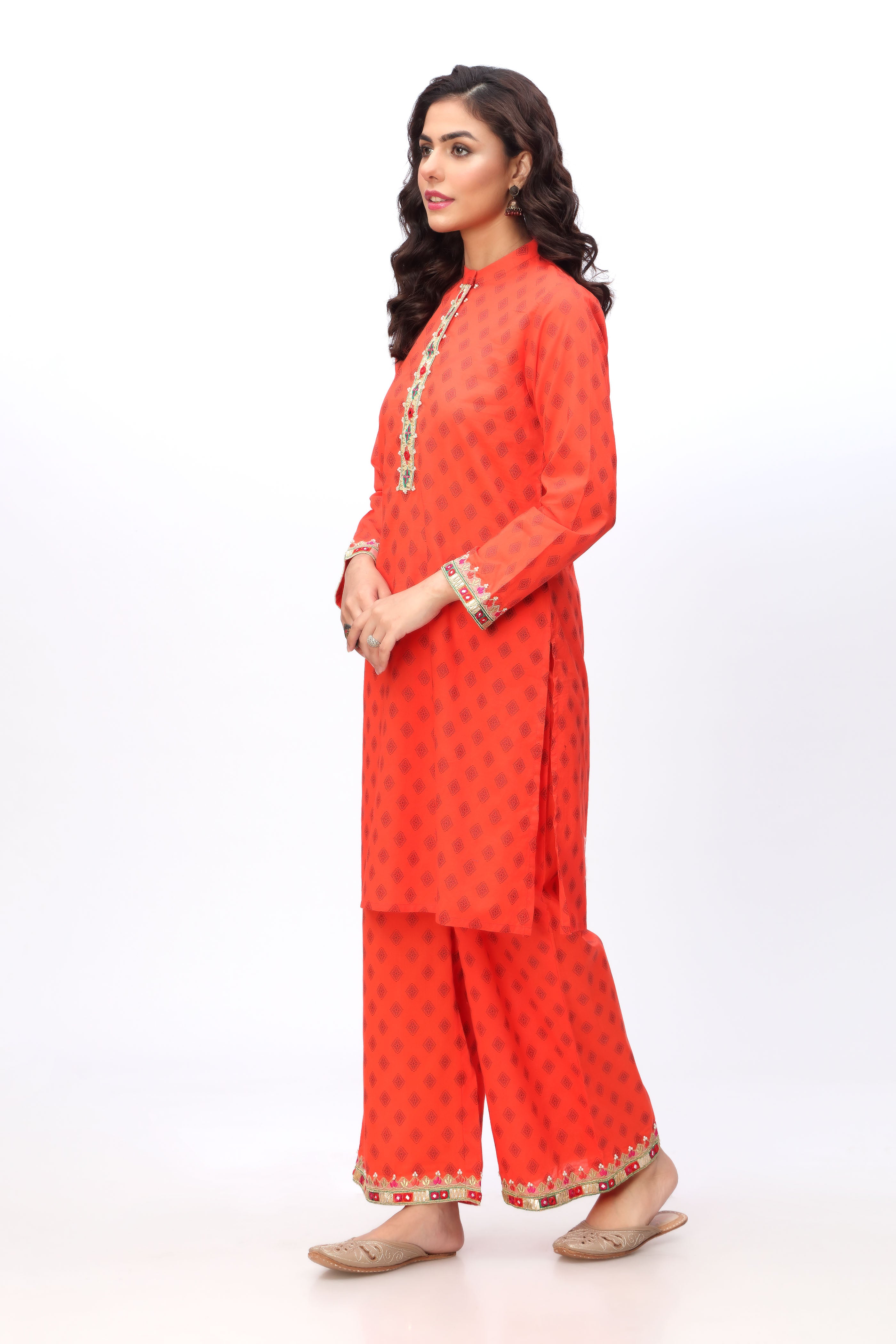 2 Piece Printed Lawn Suit (CR2985)