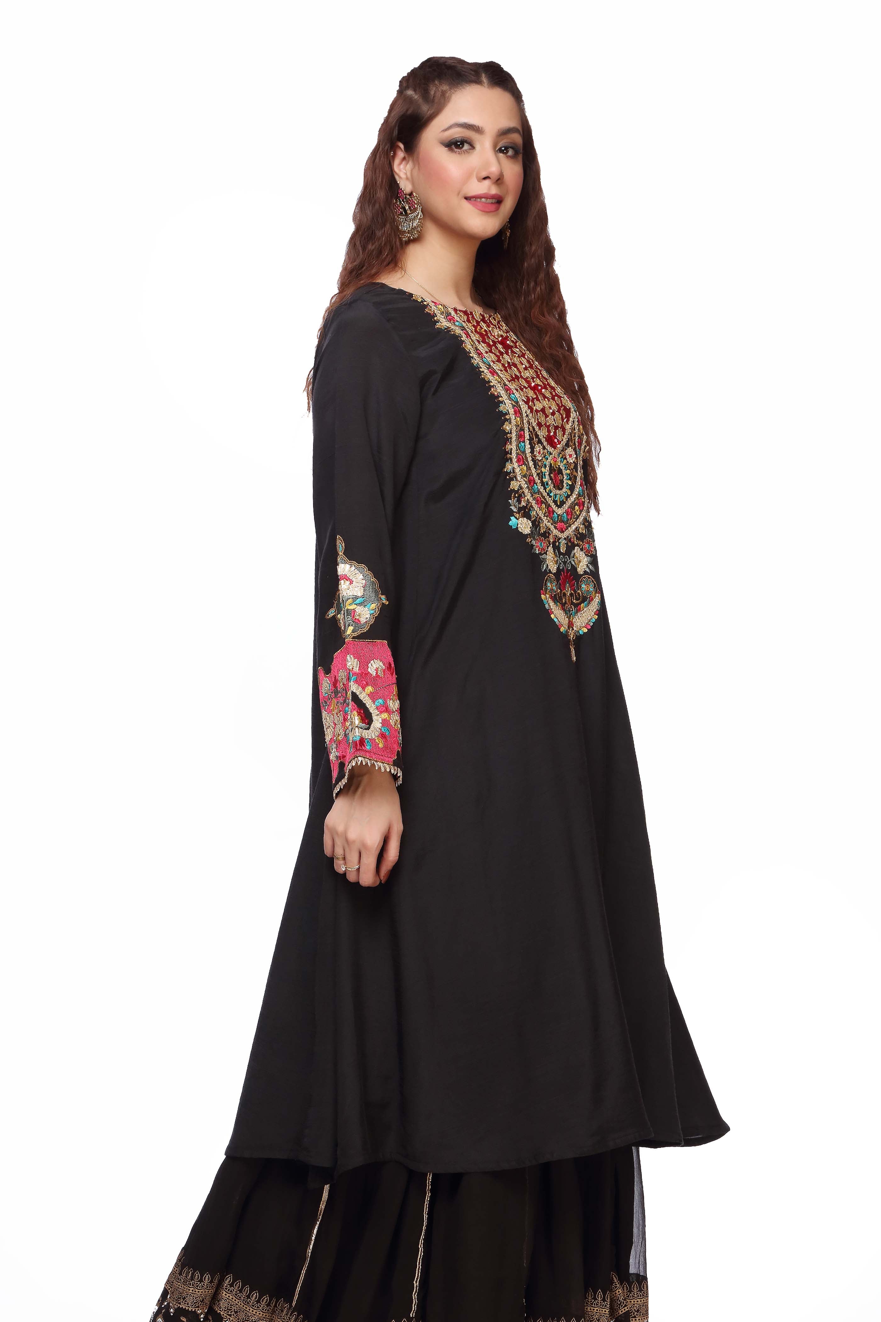1 Piece Raw Silk Top (FR0545)
