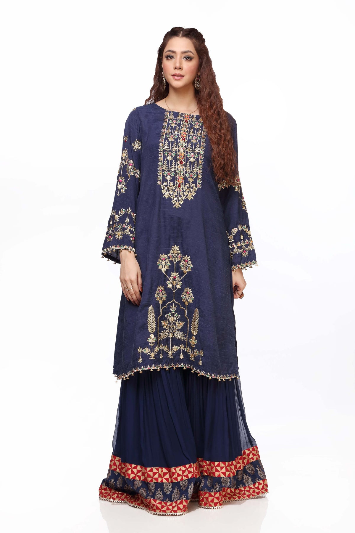 1 Piece Raw Silk Top (FR0541)