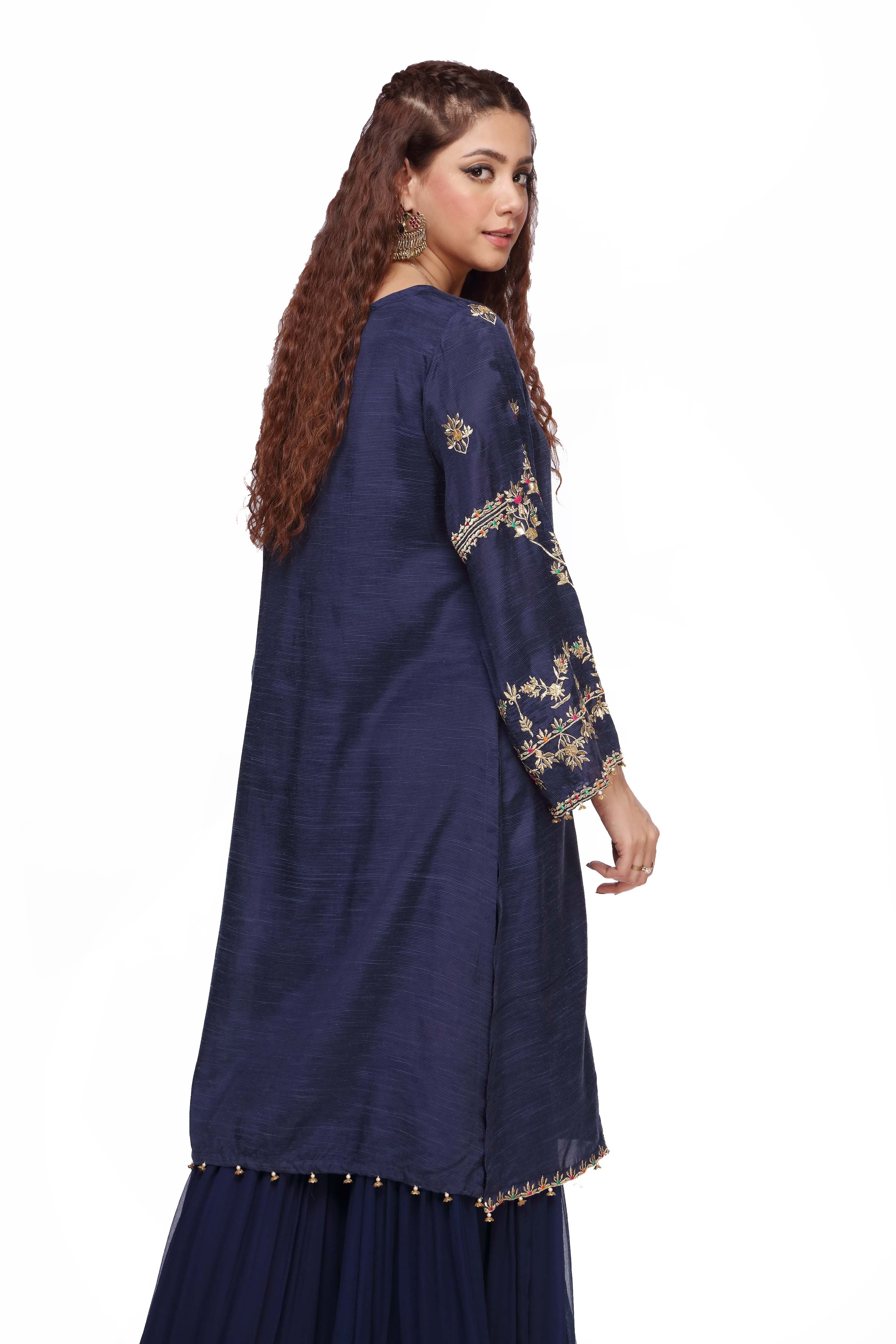 1 Piece Raw Silk Top (FR0541)