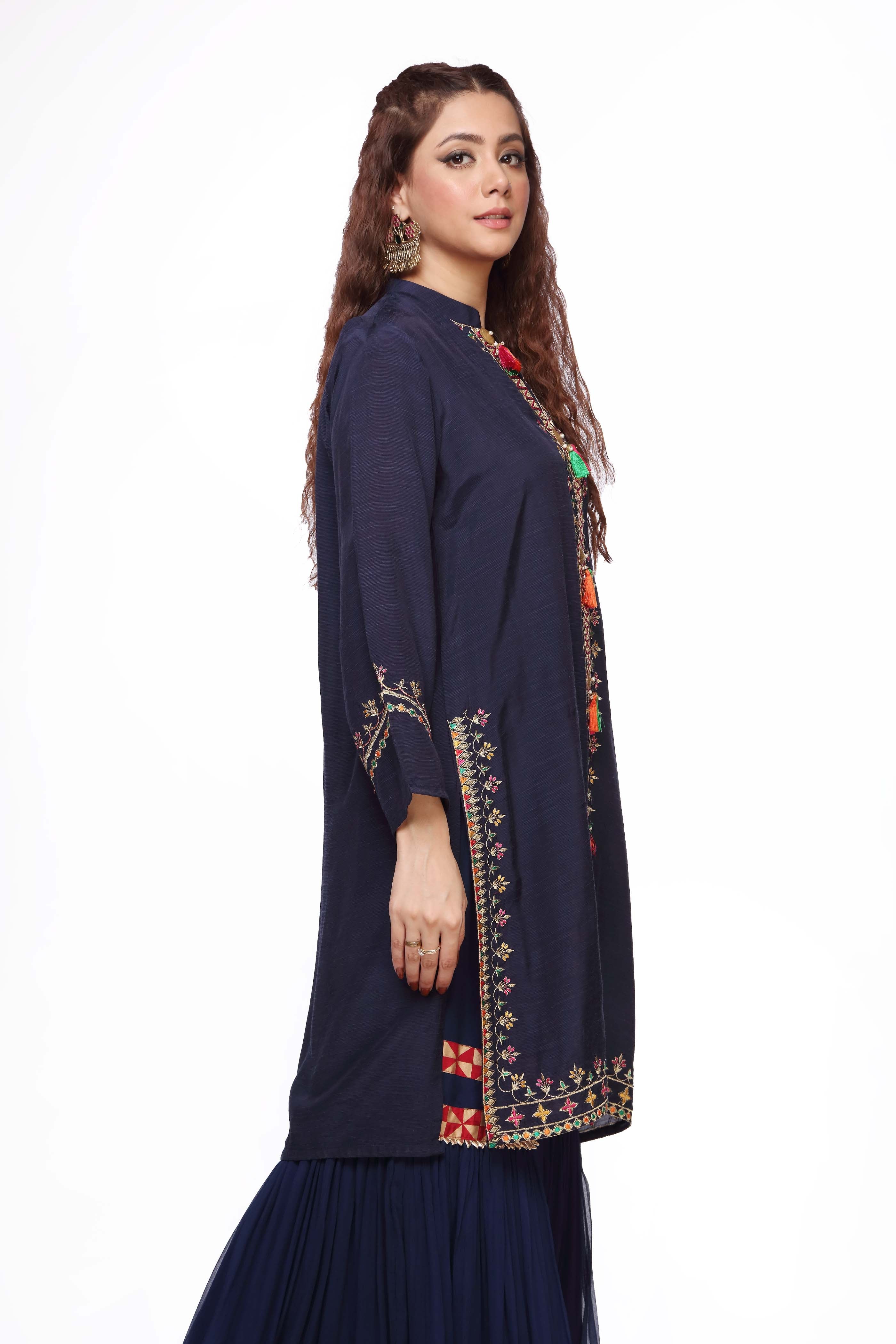 1 Piece Raw Silk Top (FR0548)