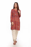 1 Piece Printed Lawn Top (TR0676)