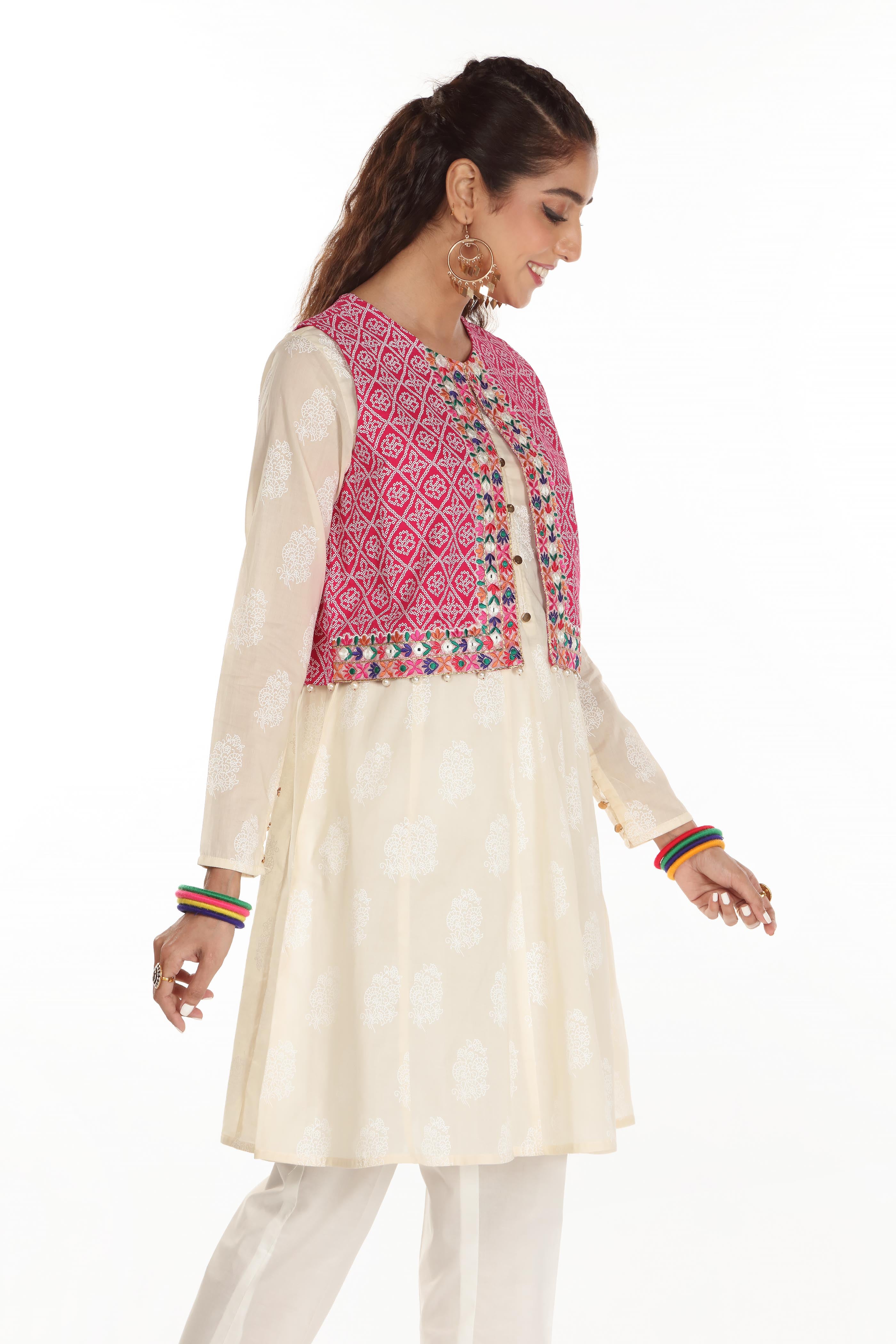 2 Piece Lawn Frock (CR2935)