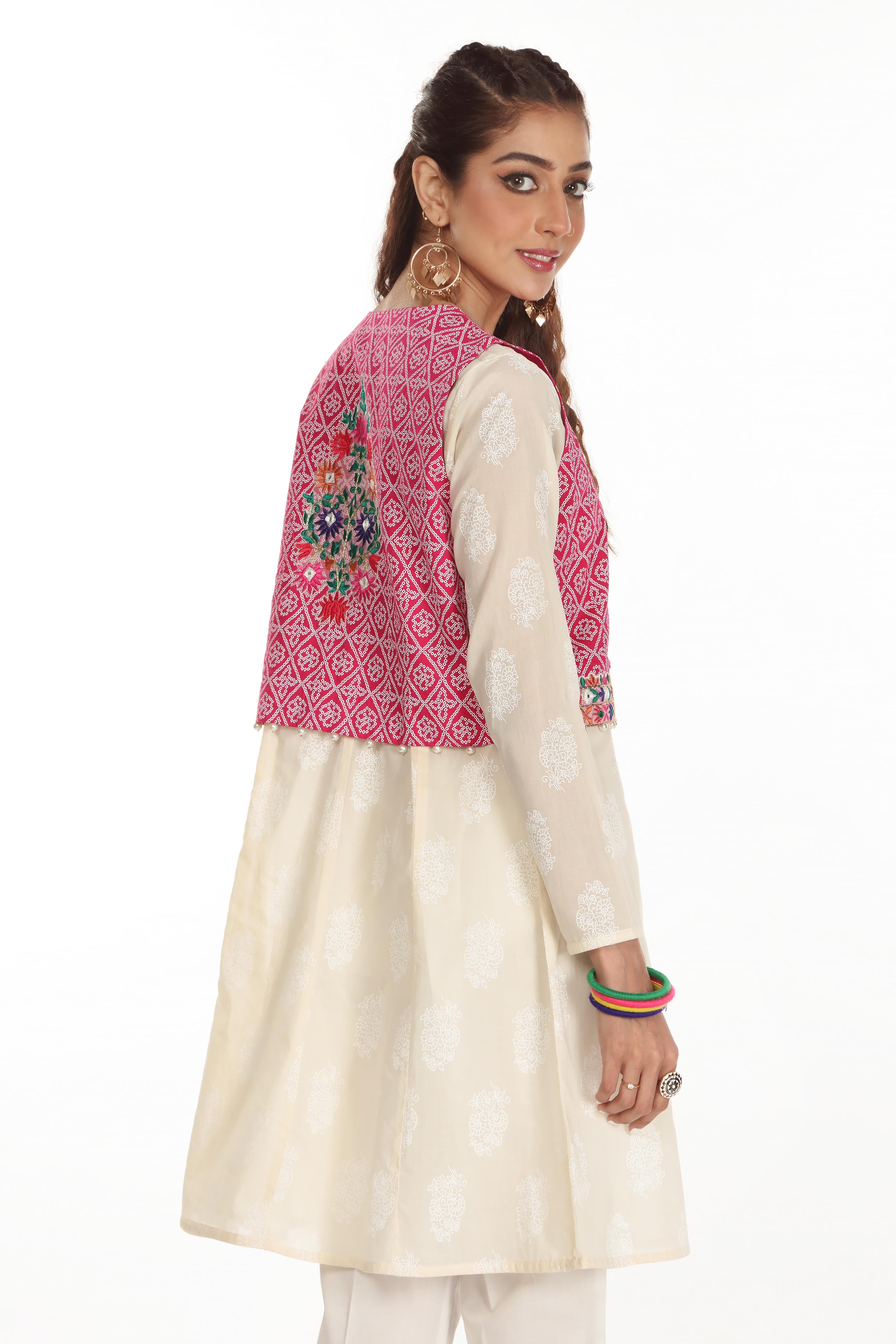 2 Piece Lawn Frock (CR2935)